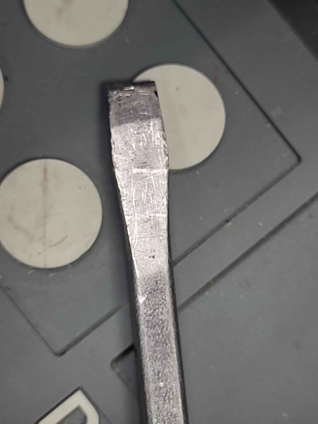 Vtg Mac Tools PN10AR Flat Slotted Screwdriver Square Shank 10″ – USA