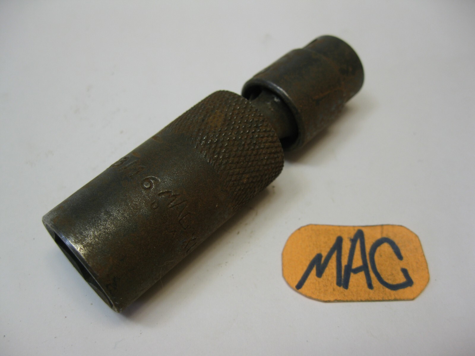 Mac tools USA 3/8″ drive 13/16 SAE 6pt Impact Swivel Plug Socket XUP266DP Nice!