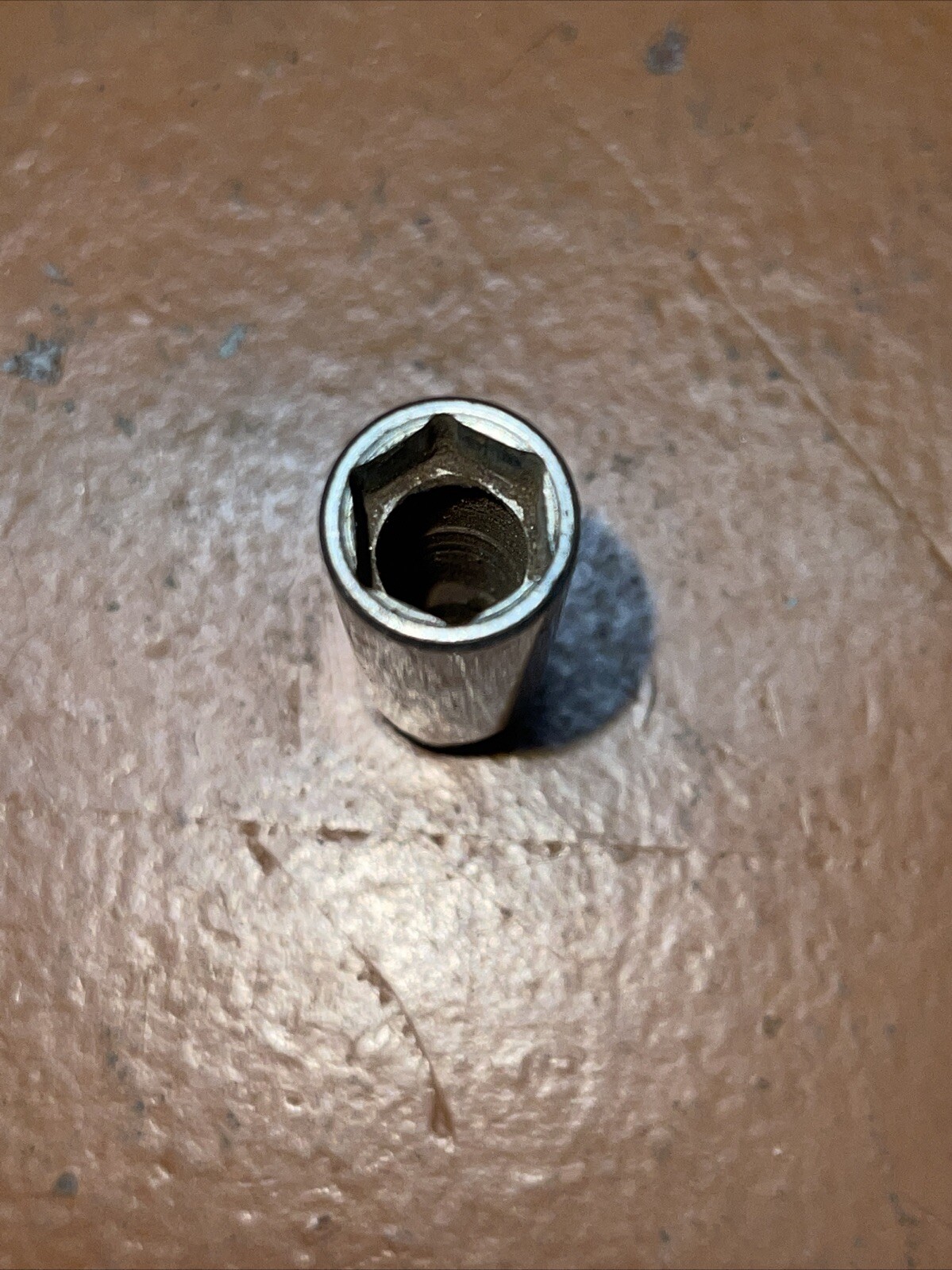 Snap on USA STM14 7/16 In SAE 1/4″ Drive 6 Point Deep Socket Vintage