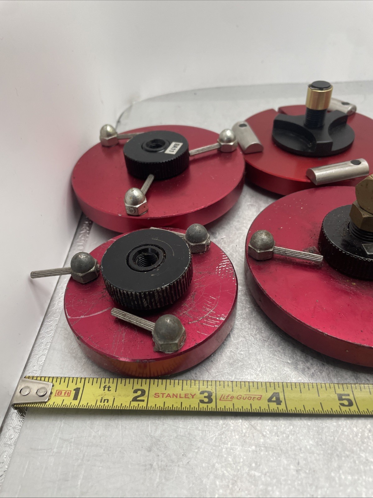 Brake Bleeder Cap Adapters Lot Of 6 Automotive Mechanic Tools Multiple Sizes