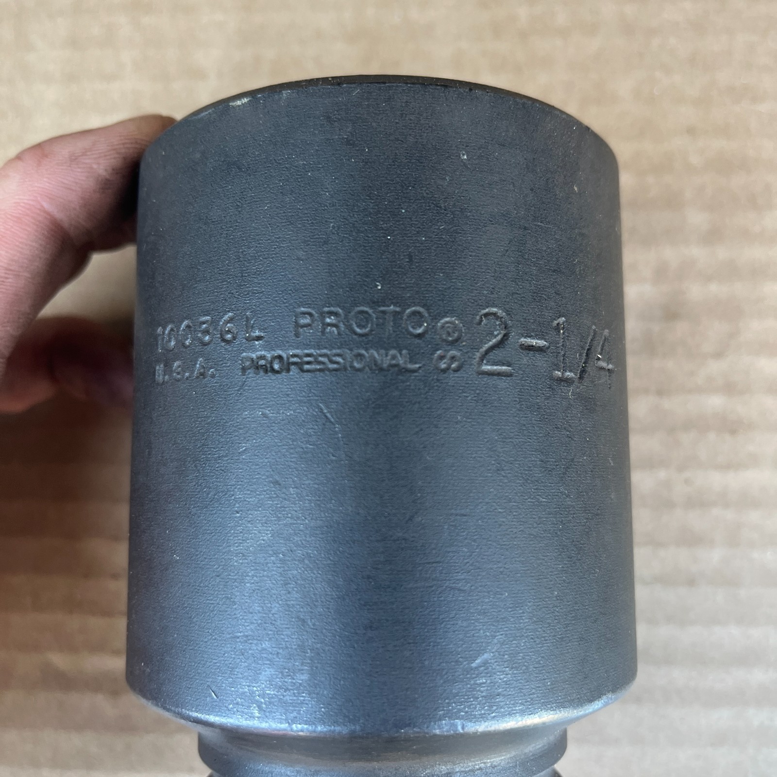 Proto Professional 2-1/4″ Deep Impact Socket 1″ Drive, 6 point , 10036L