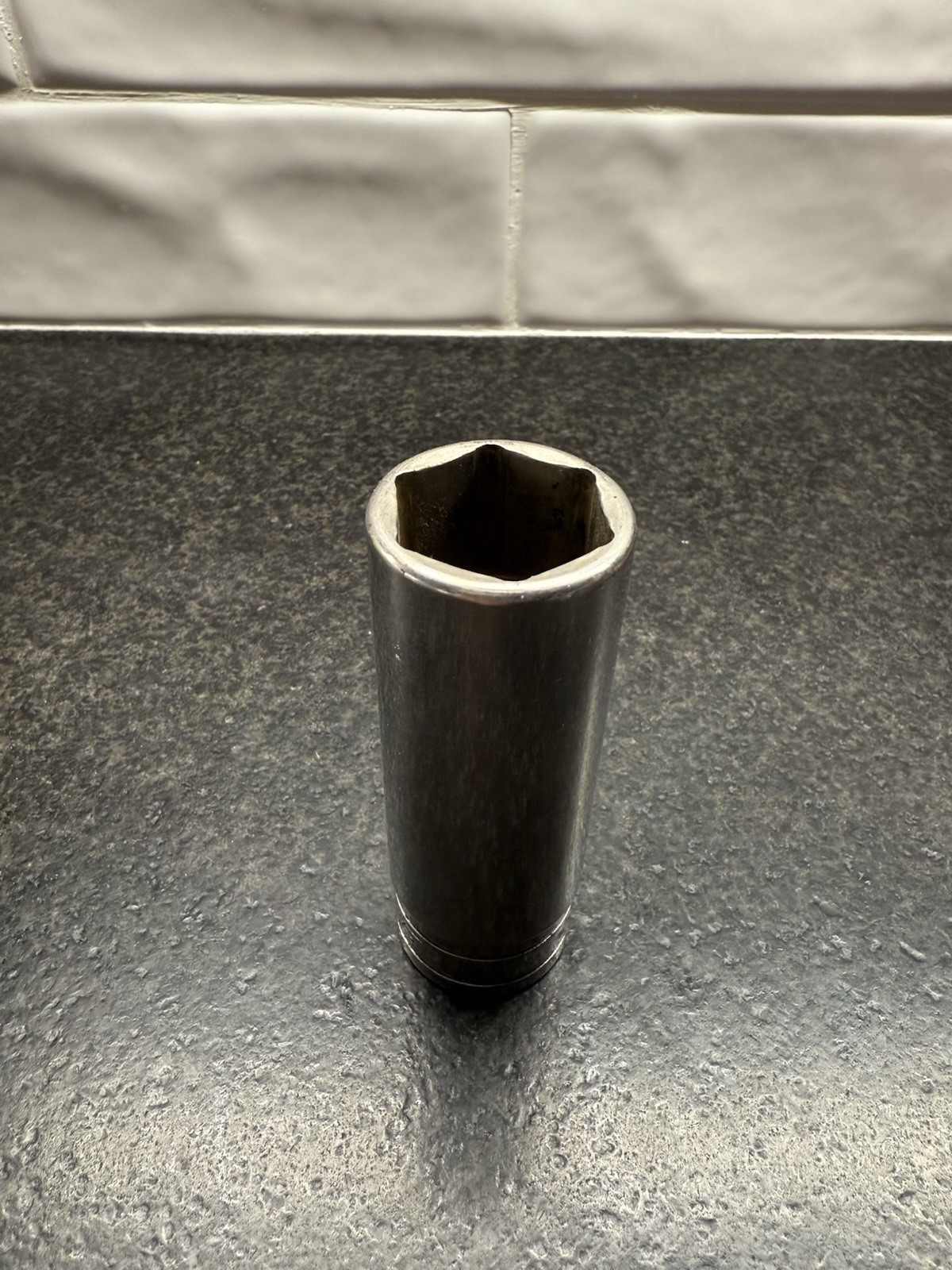 Snap On Tools TS281 1/2” Drive 6Pt SAE 7/8” Flank Drive Deep Socket USA