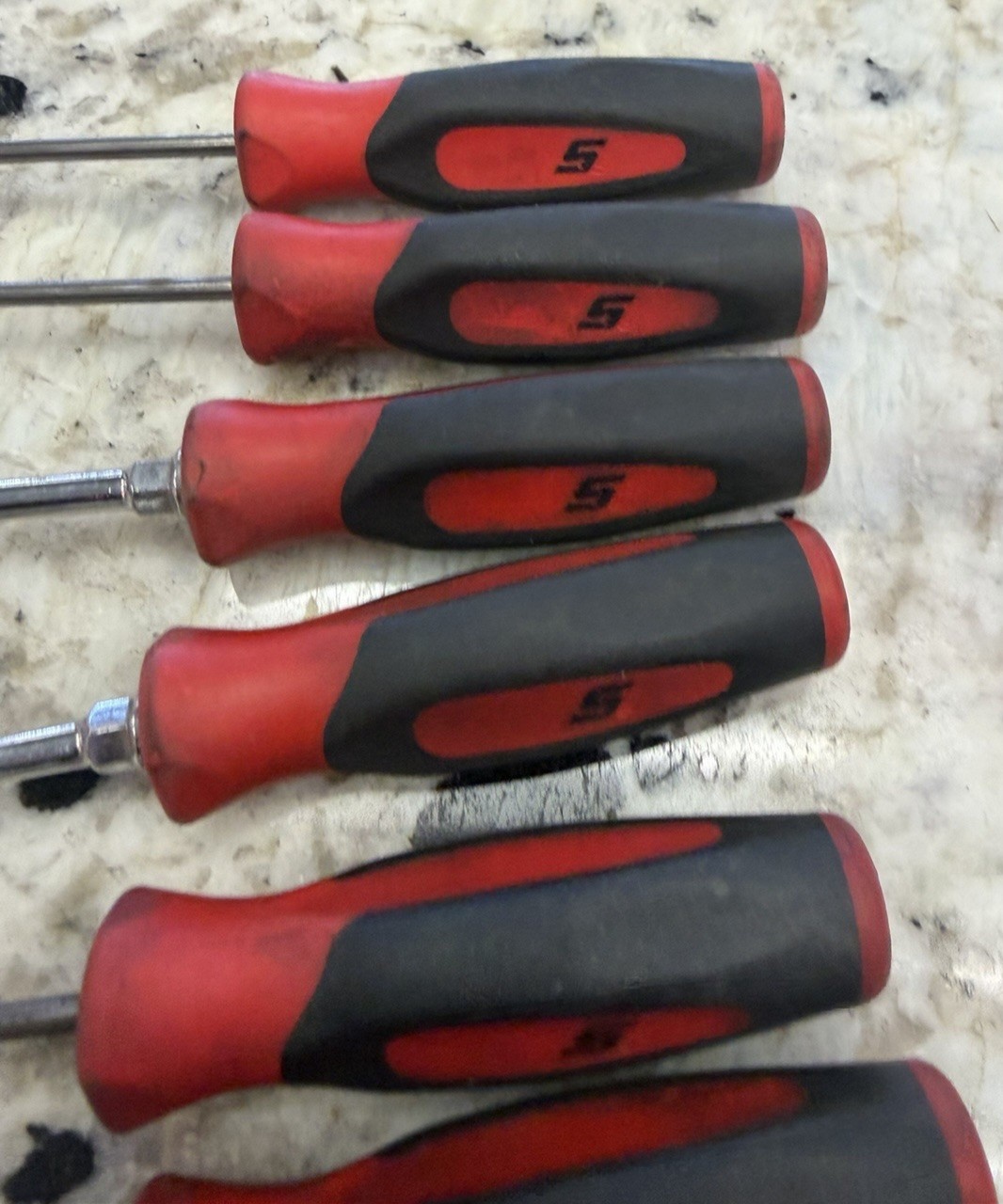 Snap On Pick Screwdriver Torx Set Red PAK562420 Pouch 12 Piece Set As Pictured..