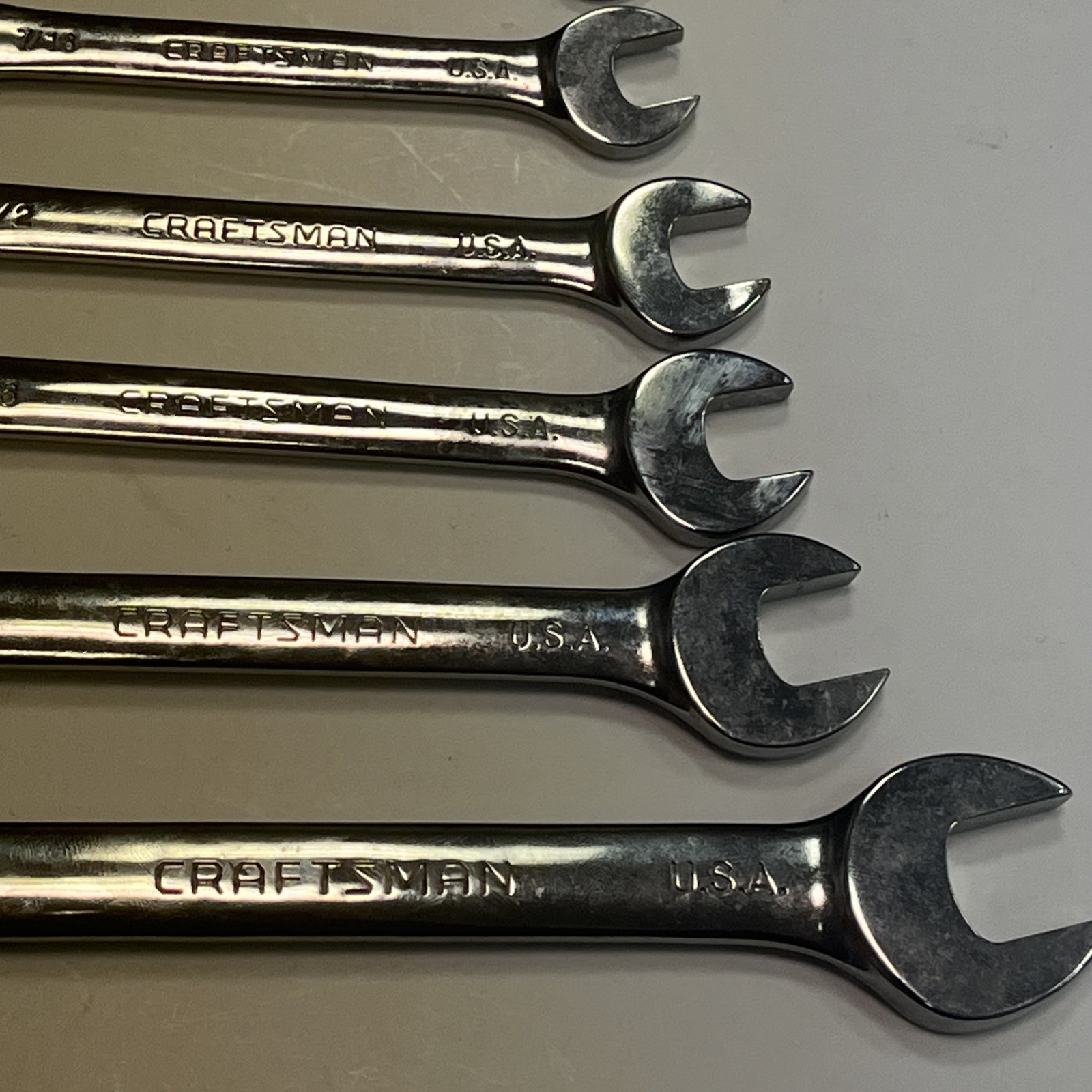 Craftsman 7pc SAE Locking Flex Ratcheting Wrench Set 42400 Sears Tools USA