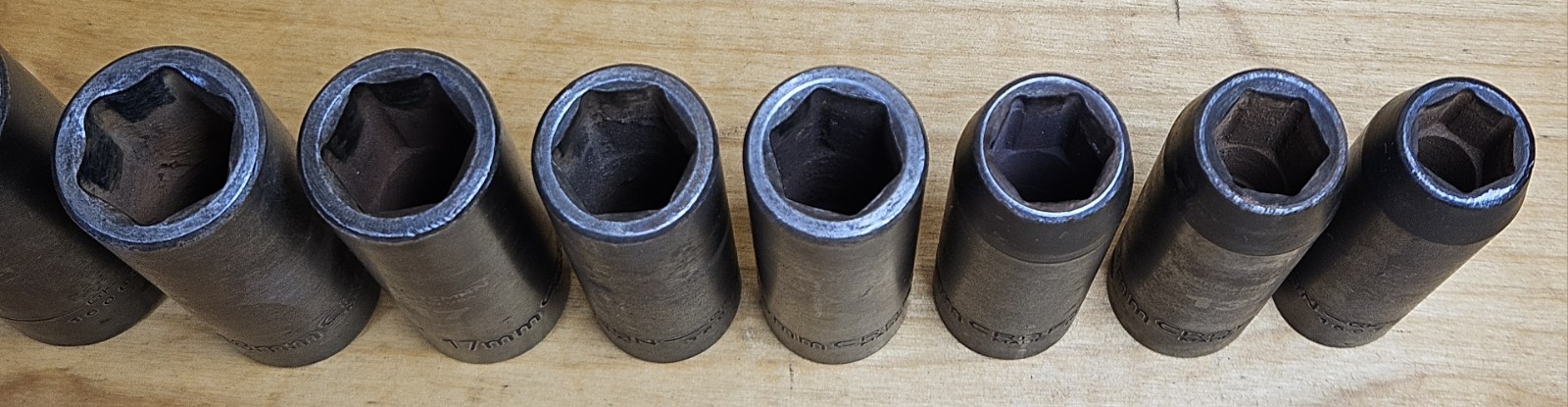 USA Used METRIC Craftsman GK 1/2″ Drive Impact Socket Set 12 Pieces 12mm-27mm