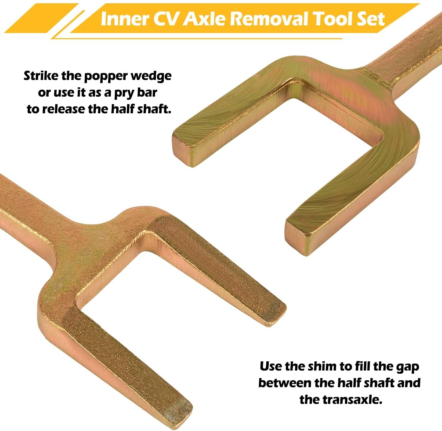 12020 Axle Popper Fork & Shim Kit FWD Half Shaft Inner CV Joint Removal Tool