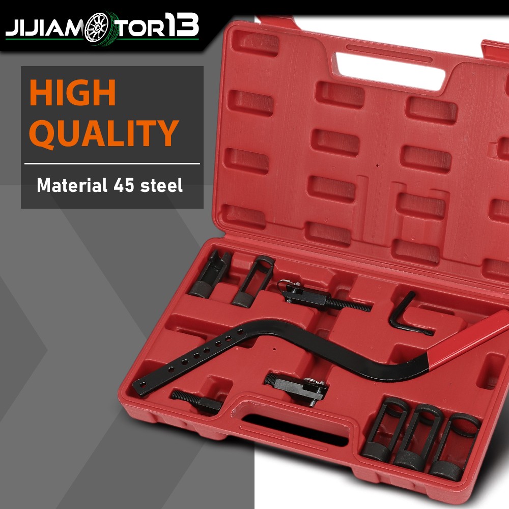 Valve Spring Compressor Kit Remover & Installer Disassembling Tool Carbon Steel