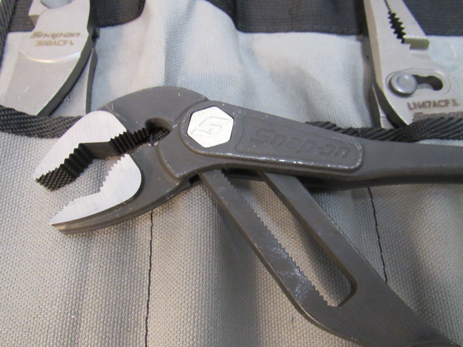 Snap On 4pc Plier Set 388ACF + PWCS9AF + LN47ACF +AWPBX10PL4TGKB1 High Vis Yello