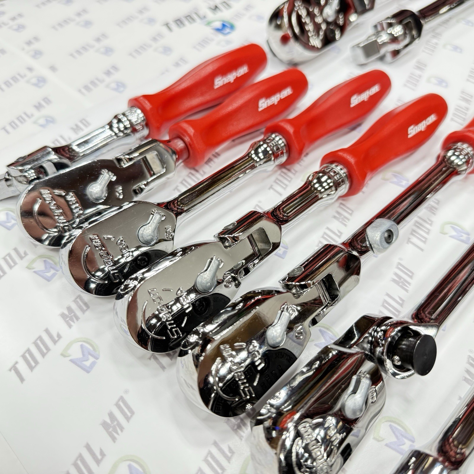Snap-on Tools USA RARE 31pc RED 1/2″ 3/8″ 1/4″ Drive Ratchet Set SHLFD80A