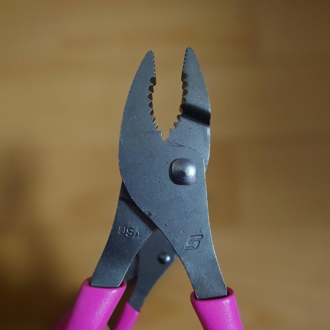 Rare Snap On Pliers, Set of 2 LN46ACF, 46ACF PINK