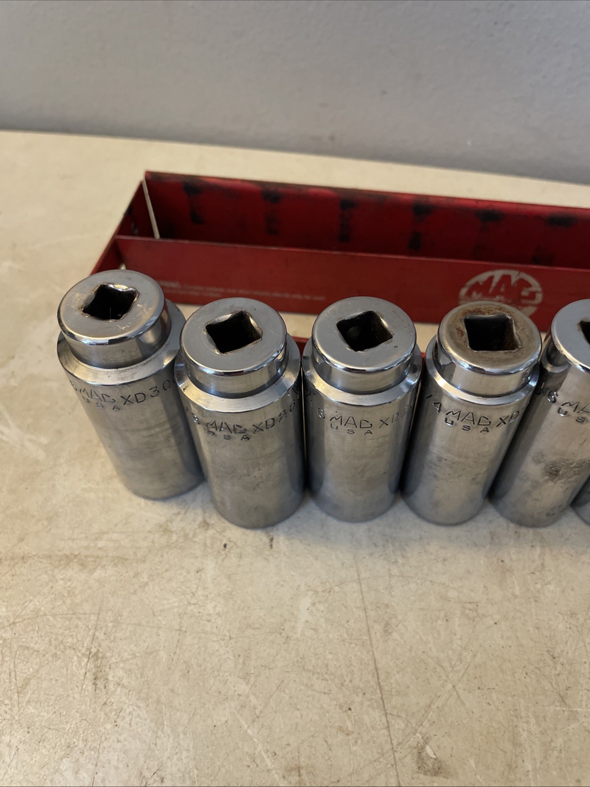 Mac XD Series 3/8″ Drive 6 Point SAE Deep Socket 12 Piece Set 1/4″- 15/16″