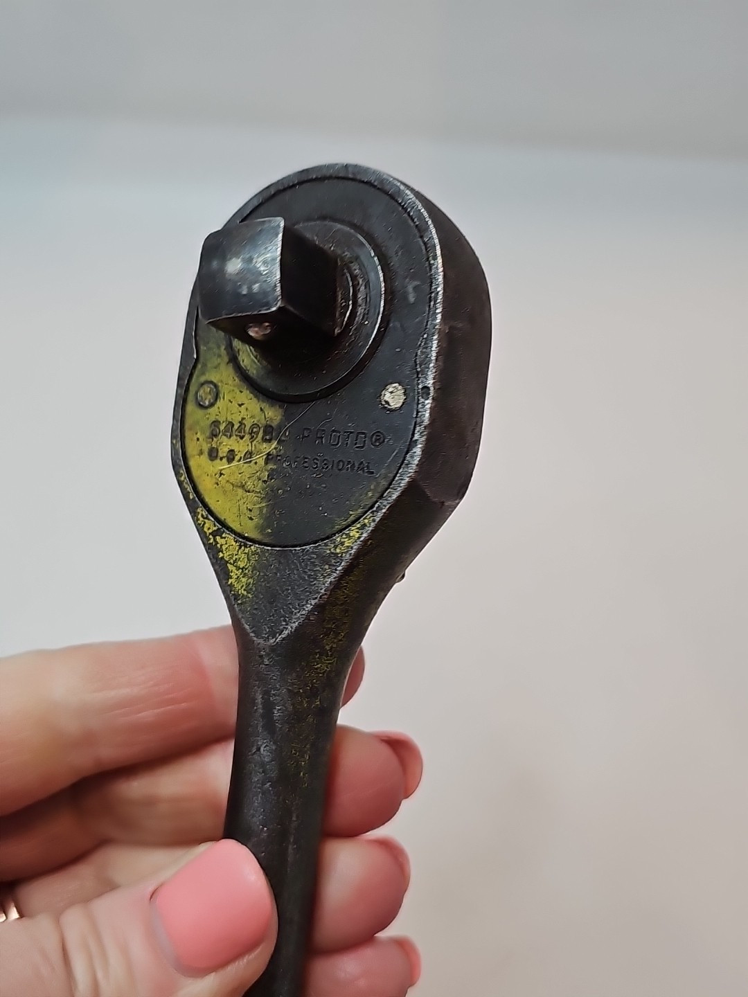 PROTO Pear Head Ratchet 5449BL 1/2″ Drive 10” Black Oxide Tools USA Professional