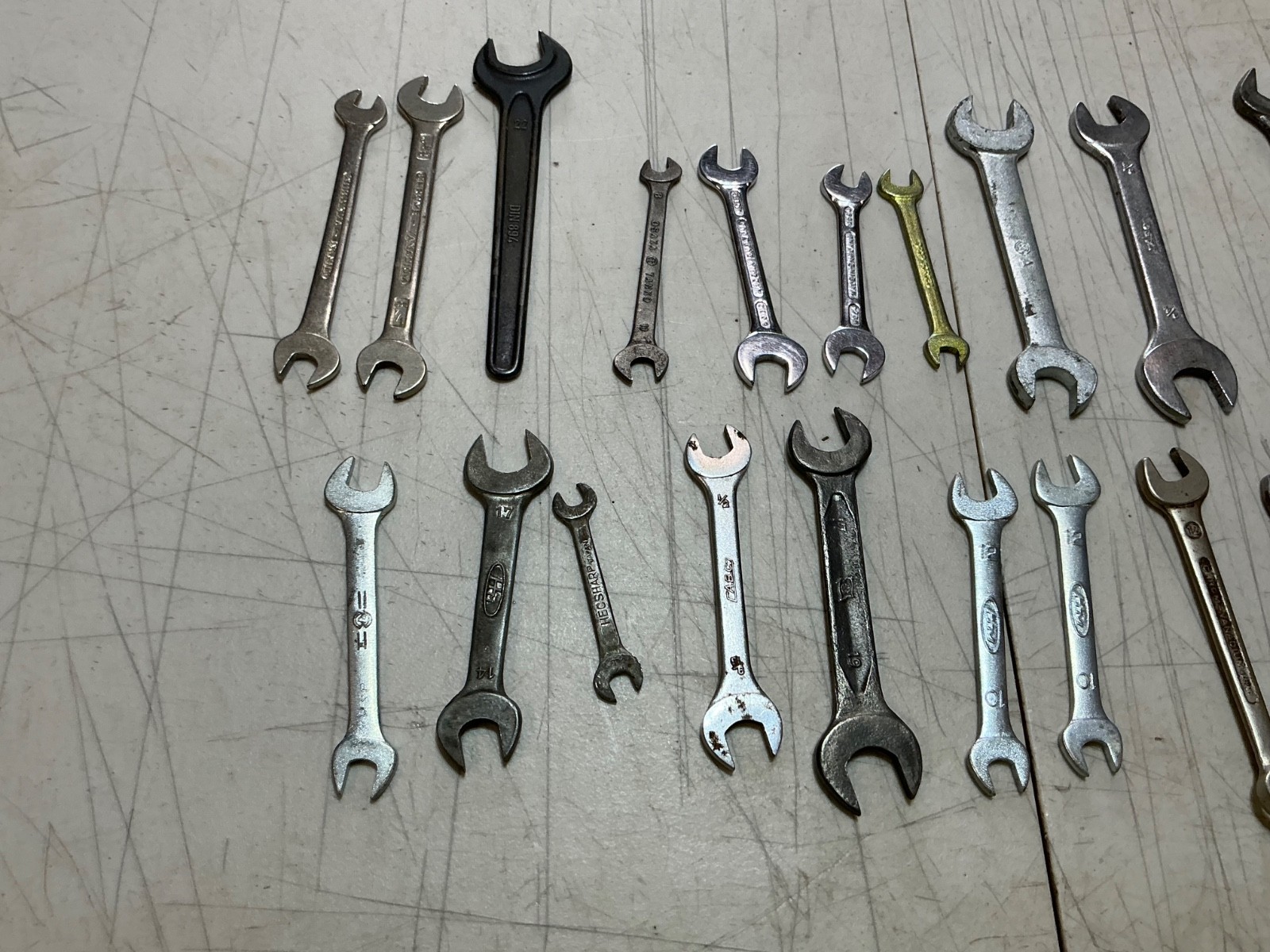 26 asst Car/motorcyle wrenches (HM, DIN, etc) all for $50 OBO free shipping