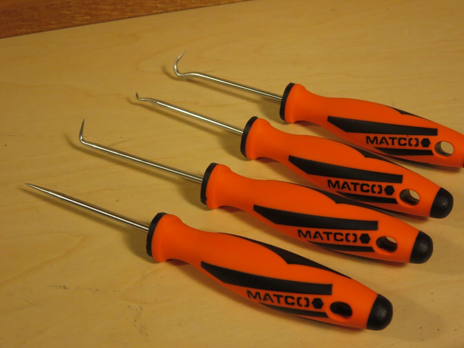 Matco HP40C 4Pc Hook and Pick Set w/case New made by Witte in Germany