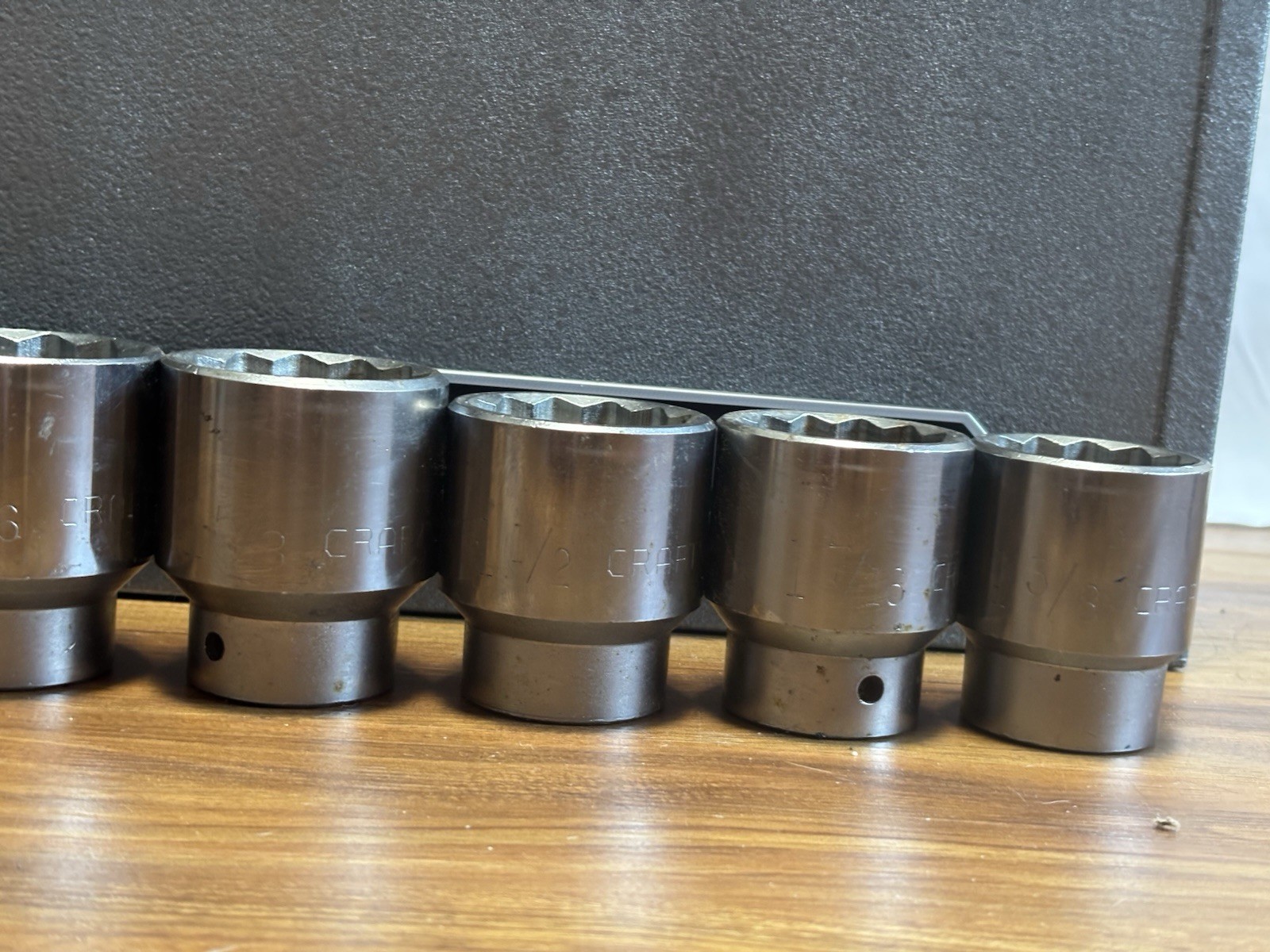 Sears Craftsman Industrial USA 31pc 3/4” Drive Socket Set & Steel Tool Box