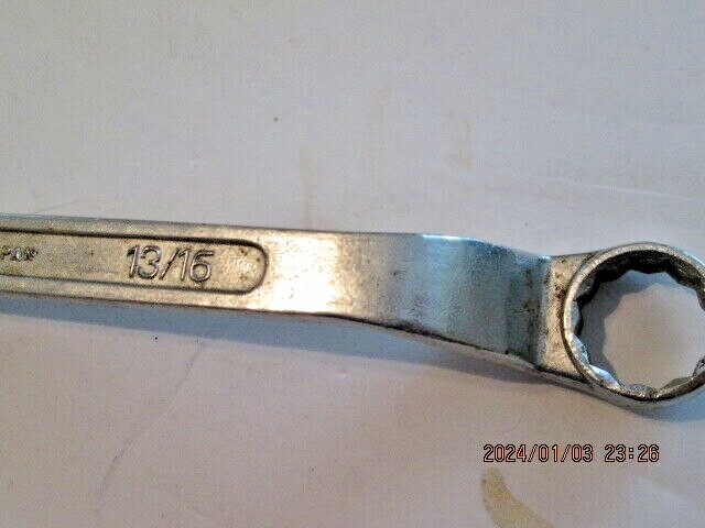 Craftsman tools 7/8-13/16″ offset 12pt 12.5″ box wrench