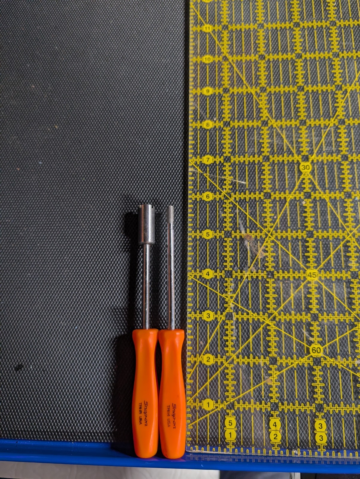 Snap On Tire Valve core tools W/Orange Hard Screwdriver Handles TR