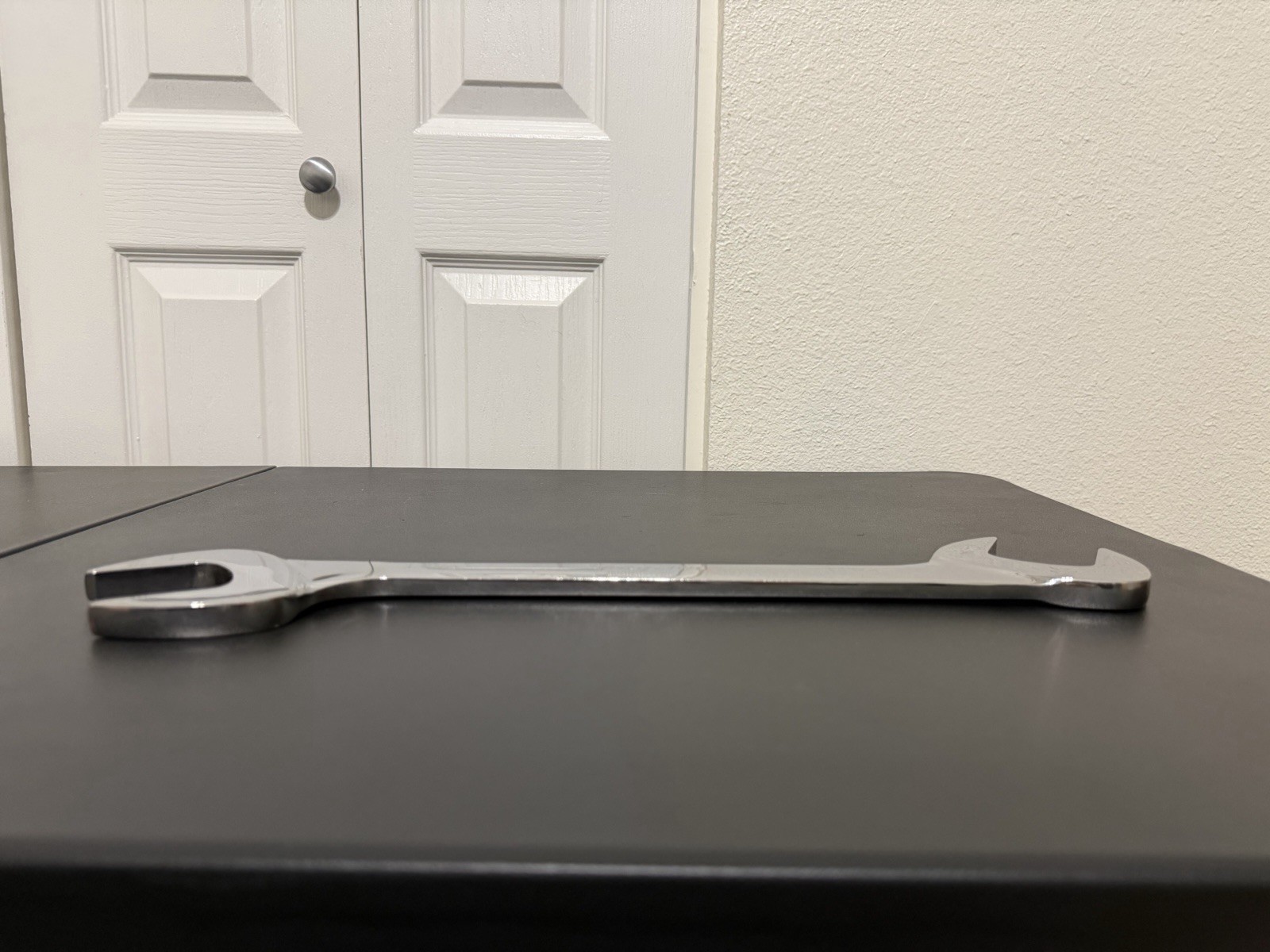 Snap-on 1-3/4″ SAE 4 Way Open-End Angle Head Chrome Wrench VS56B