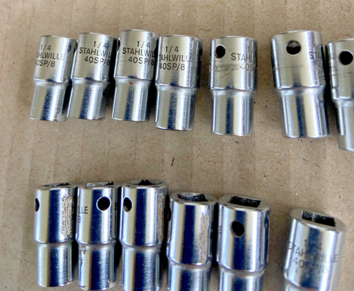 1 x Stahlwille 40SP/8 1/4″ imperial socket 1/4″ drive German 12 point 1/4