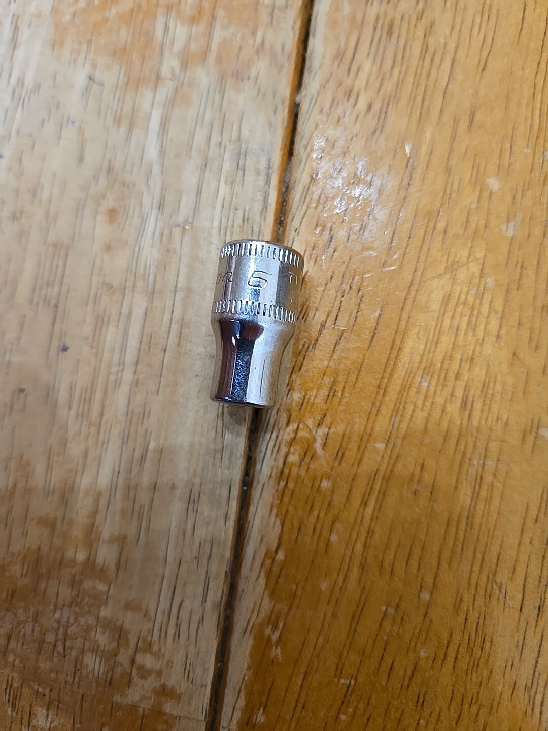 Snap On 1/4″ Drive 6MM 6PT Metric Shallow Chrome Socket TMM6