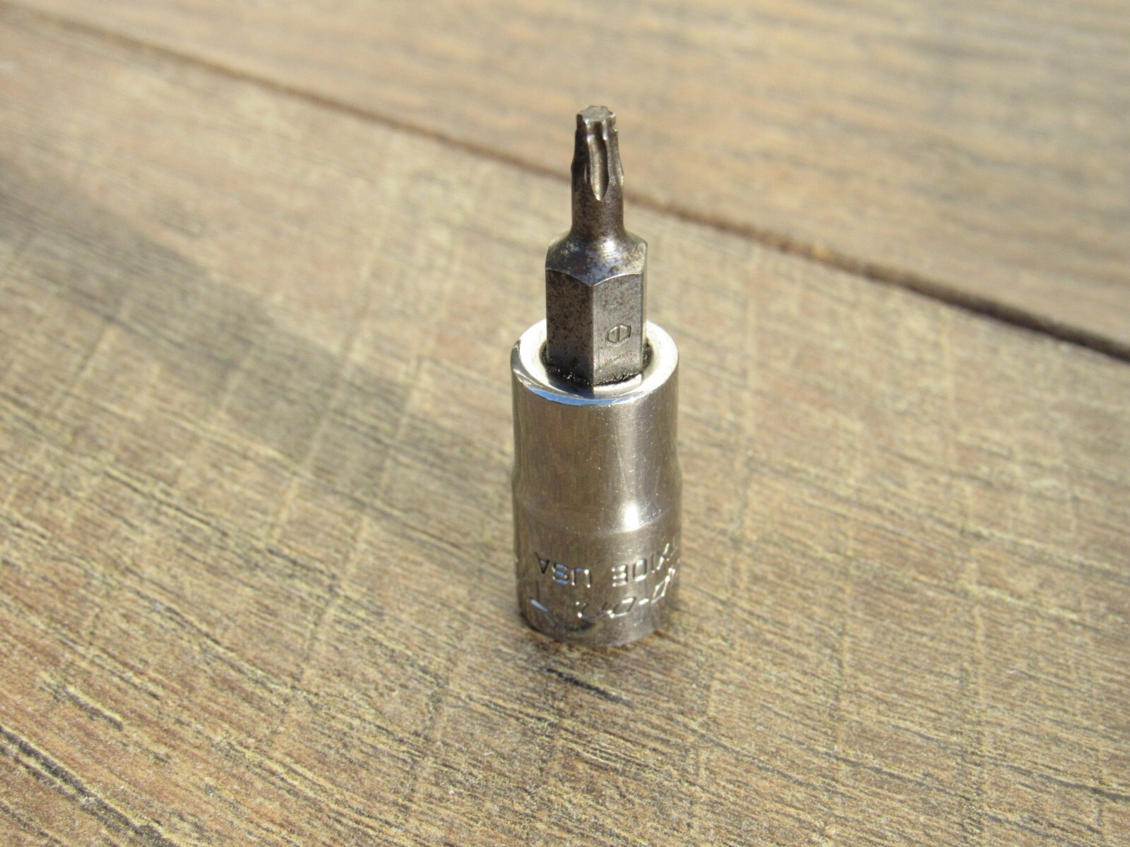 SNAP ON TTX10E T-10 1/4″ DRIVE CHROME NEW LOGO TORX BIT DRIVER SOCKET T10 T 10