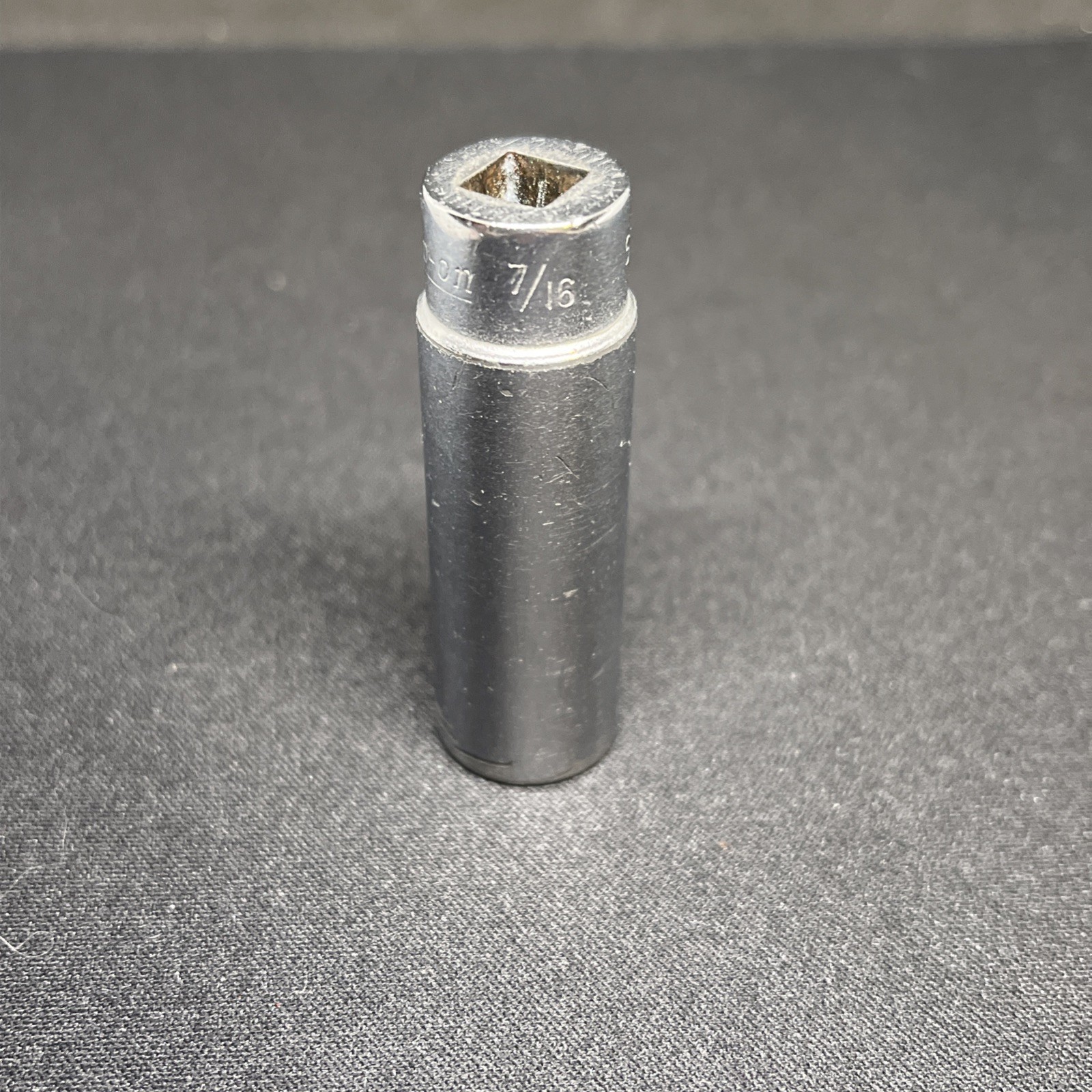 SNAP ON STM14 7/16 FLANK DEEP SOCKET 6 POINT 1/4″ DRIVE USA MADE FREE SHIPPING