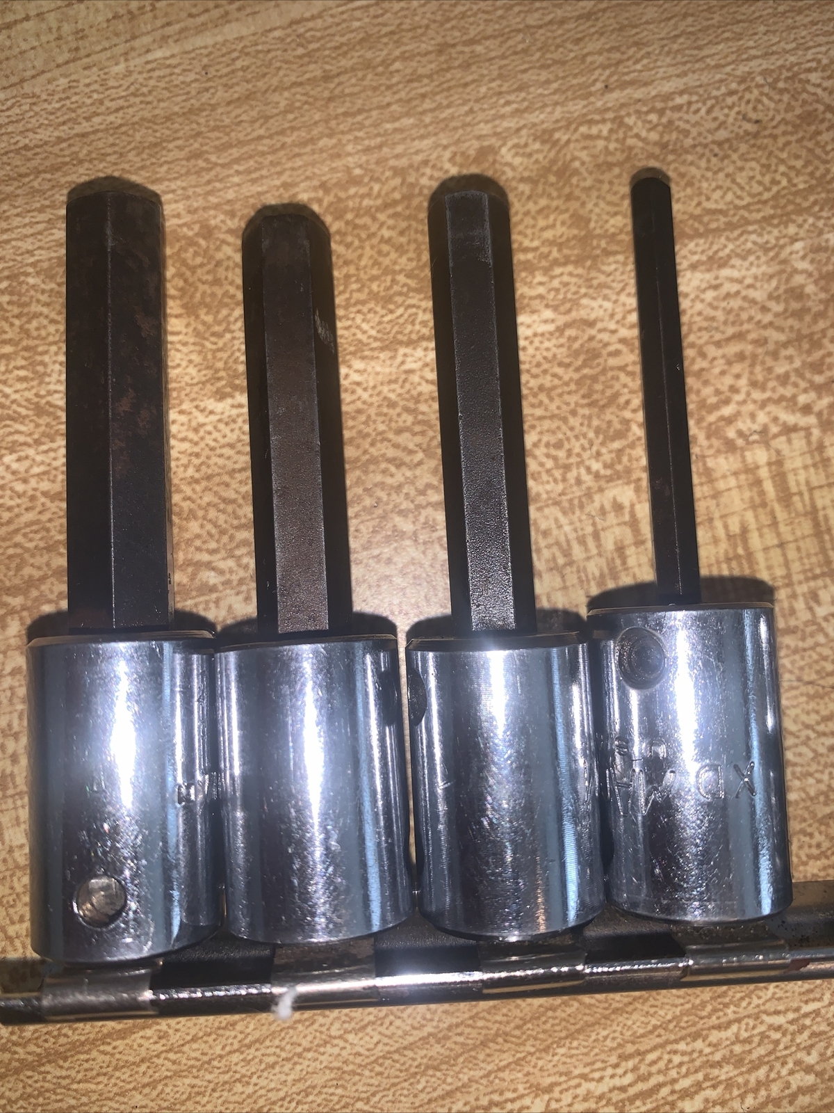 MAC TOOLS & Snap On 3/8″ Drive Hex Socket Driver METRIC AND SAE LOT 6 Pcs USA