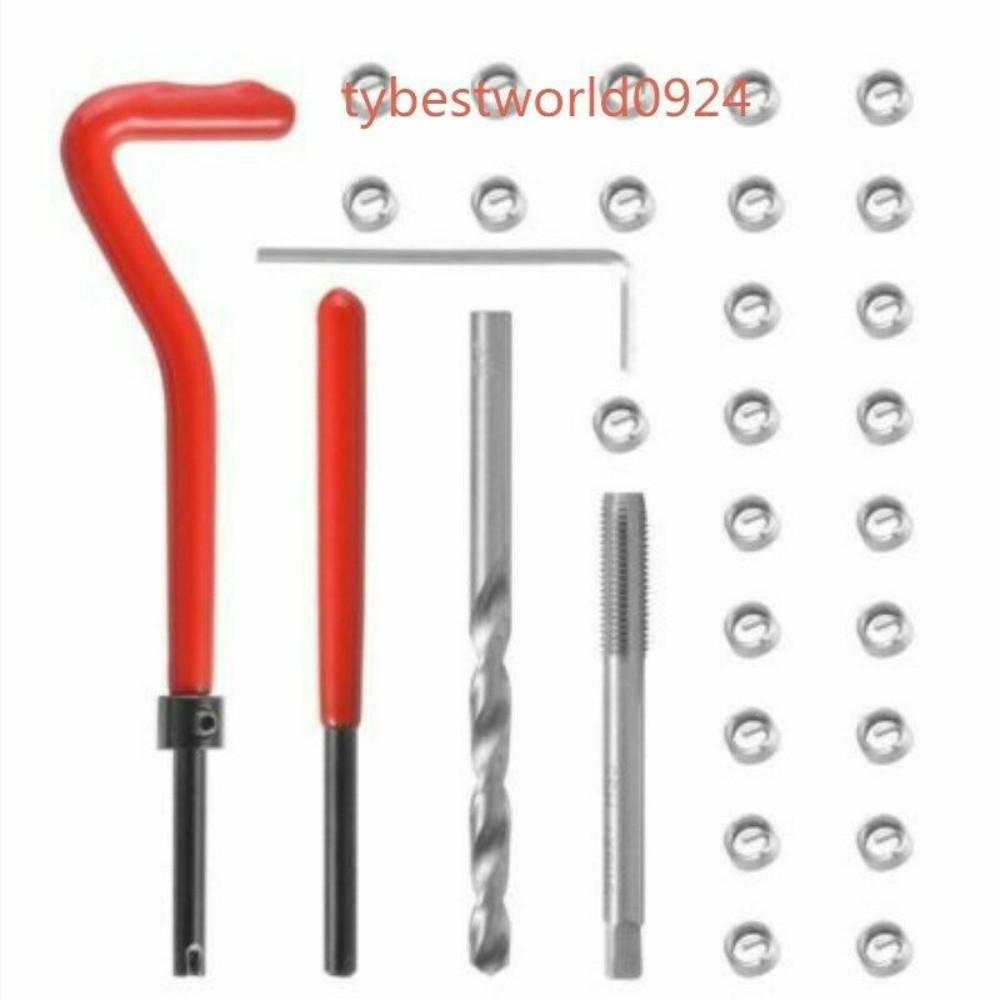 M3*0.5 Thread Repair Tool Metric Thread Repair Insert Kit Warranty for One Year#