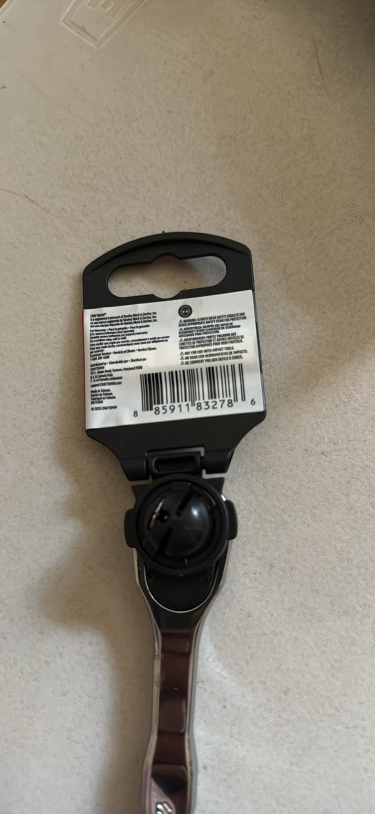 Craftsman 1/4″ Drive 90T Low Profile Ratchet CMMT86721