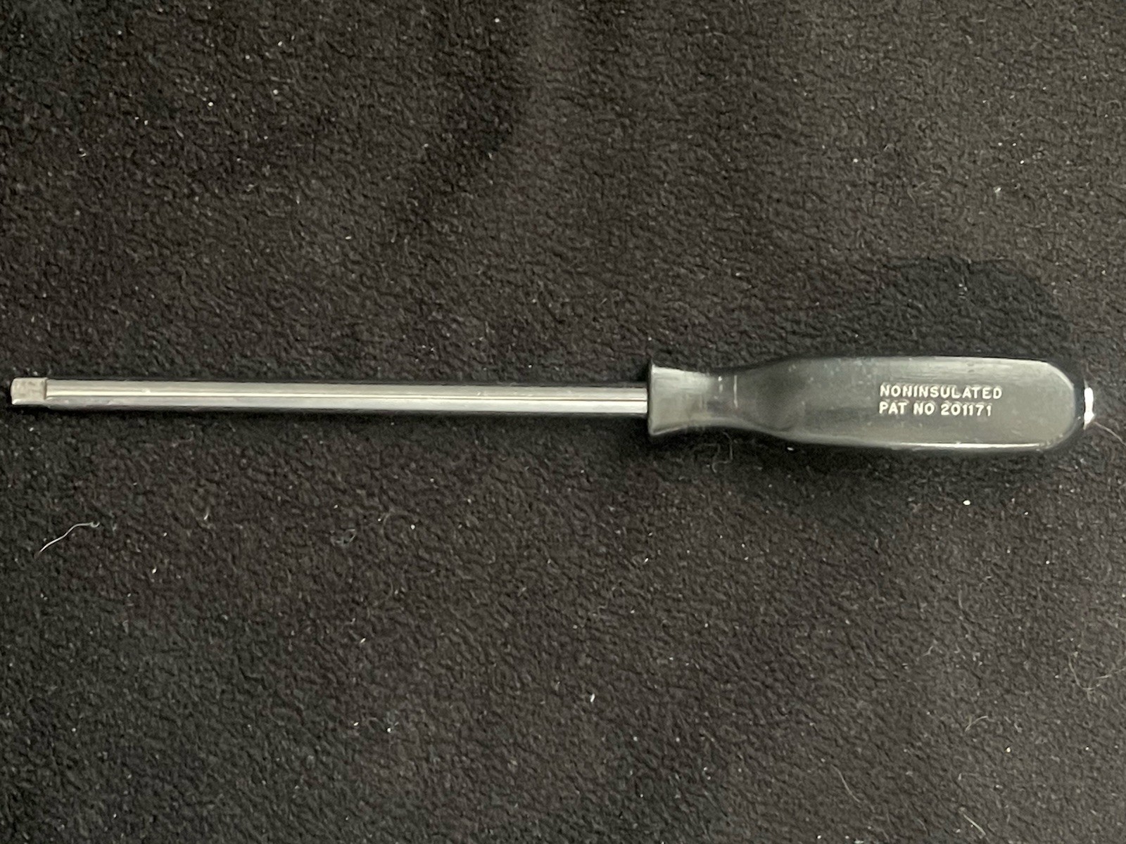 Snap-On TM9CS 1/4 “Drive 9″ Long Shank Socket Driver Black Hard Plastic Handle