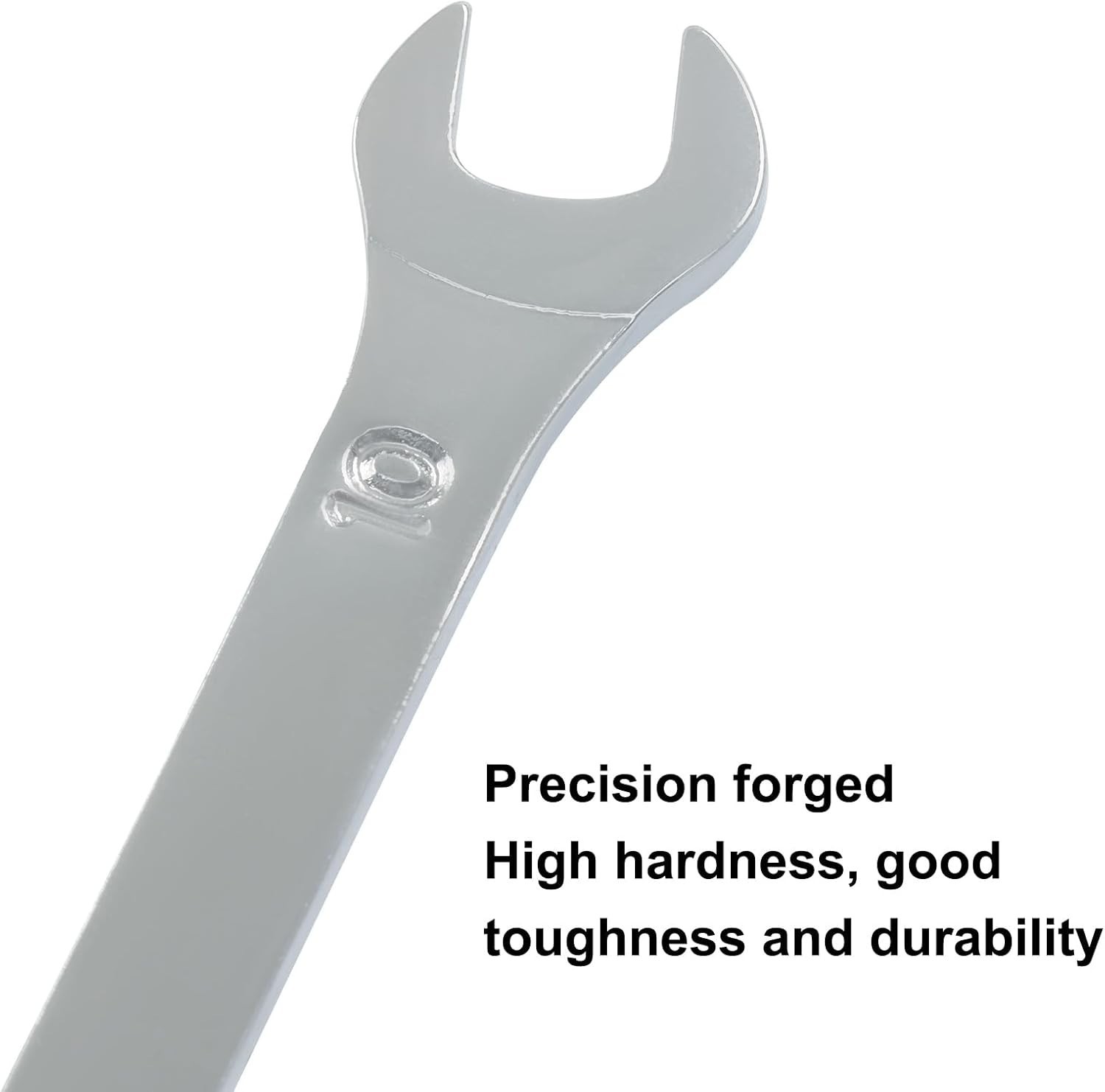 Thin Open End Wrench 8mm x 10mm, Metric Chrome Plated Steel Wrench for Househ…