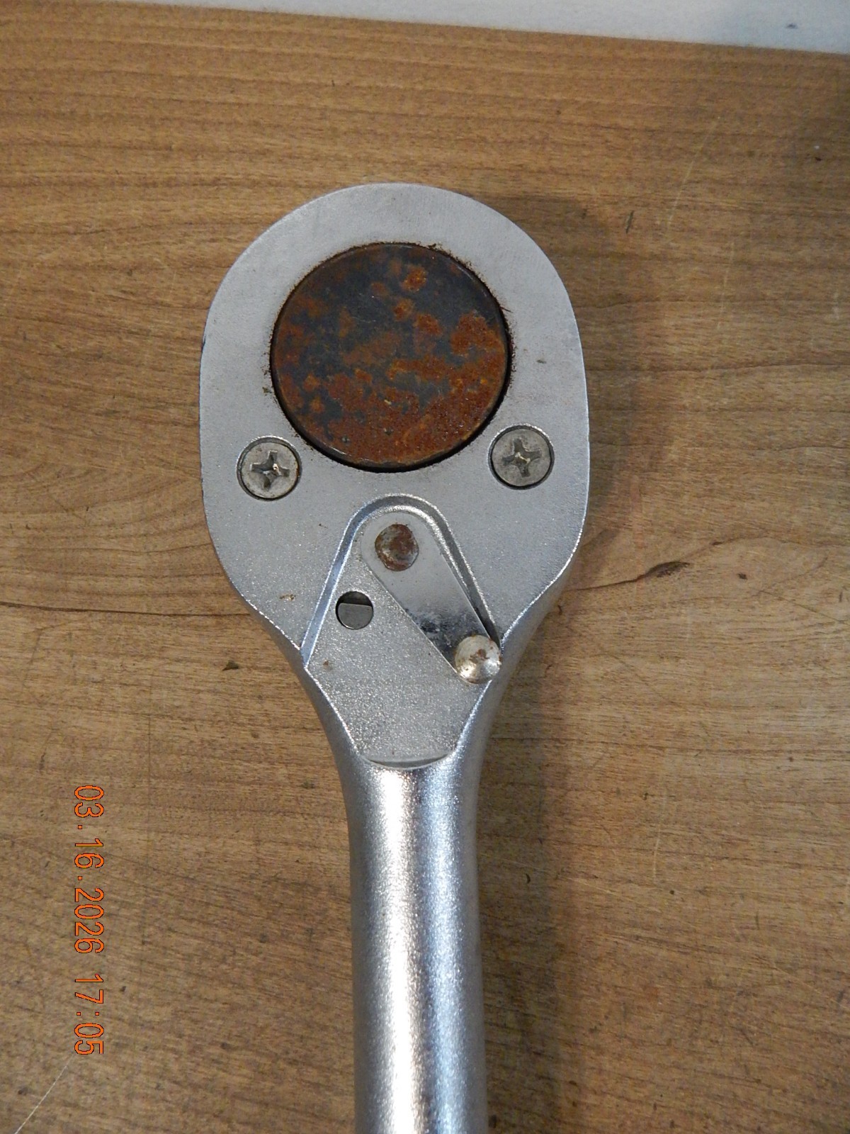 Vtg PROTO 3/4″dr Ratchet Used Straight Handle – pn 5649 -USA