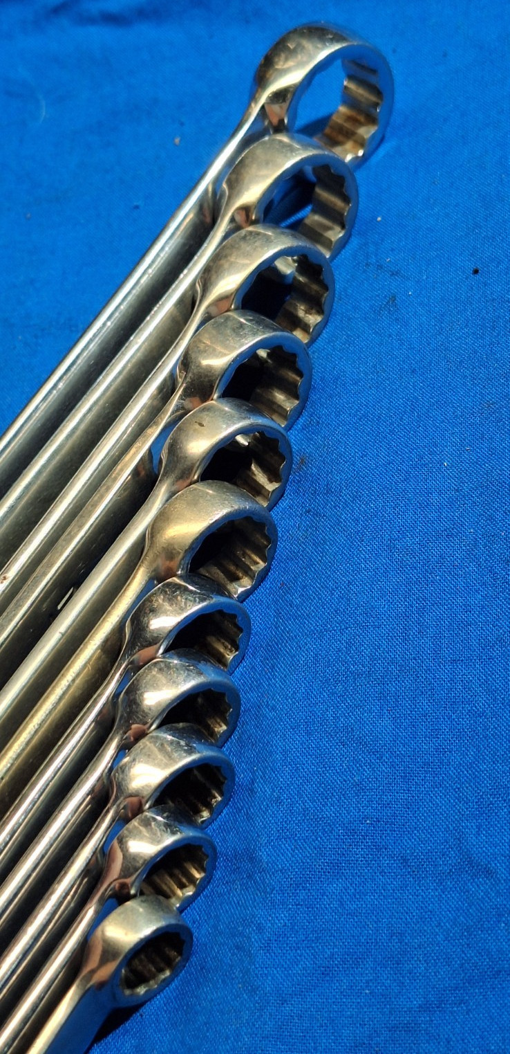 Snap-On OEXM710B +1 11pc Metric combination wrench set 20mm – 10mm