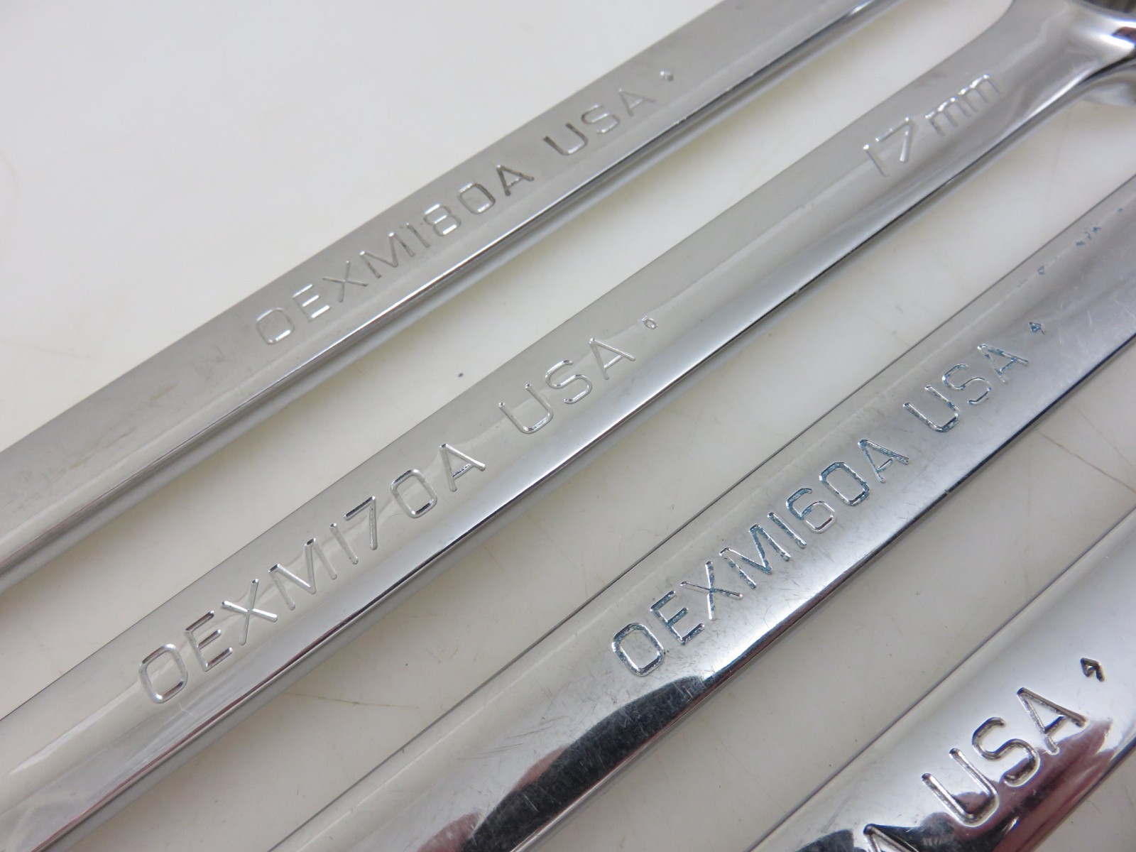 Snap-On METRIC OEXM Series Combination Wrench 9pc Set 10mm-18mm USA Made