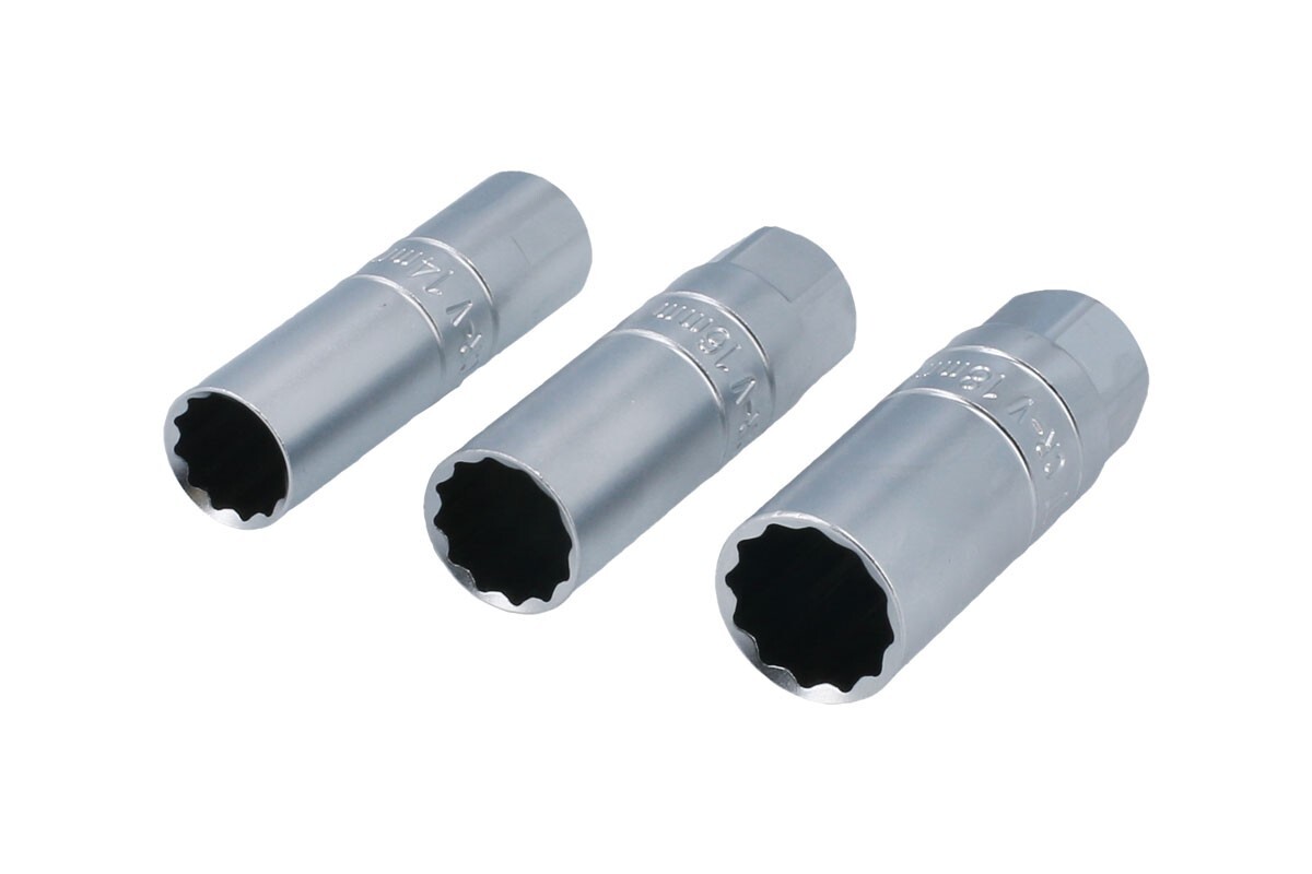 Laser 7295 3 Piece Thin Wall Spark Plug Socket Set
