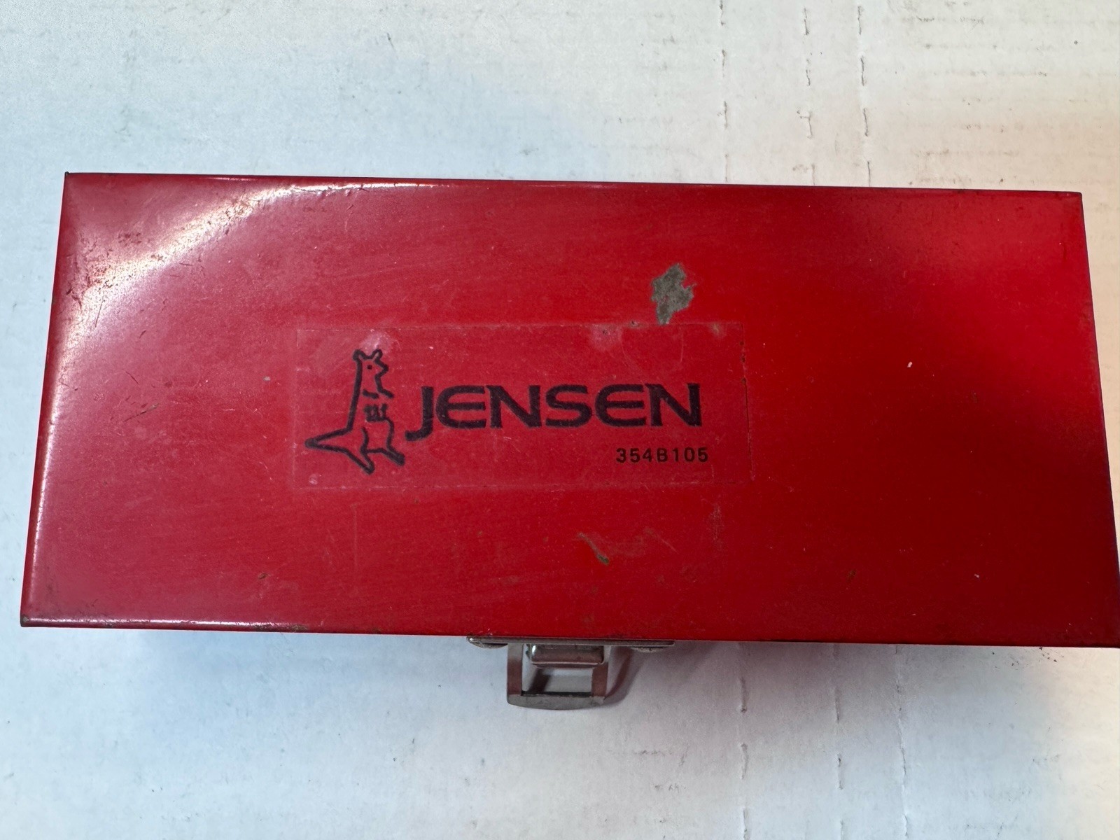 23 Pc Jensen Metric & SAE 354B814 1/4″ Ratchet Socket Extension Driver &Case USA
