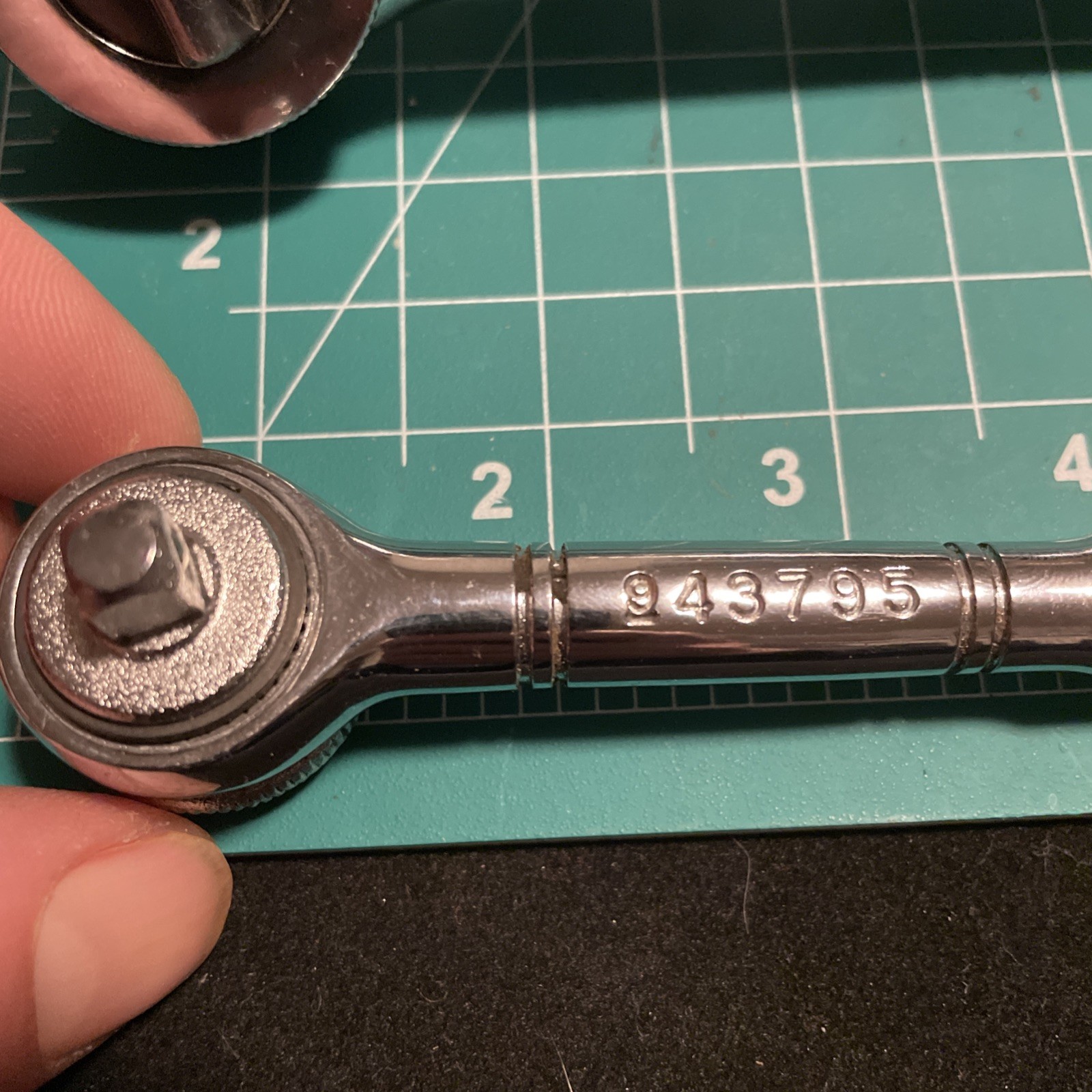 Vintage 3 Craftsman set Thumb Wheel Ratchet 1/2” 3/8”and 1/4” Drive.