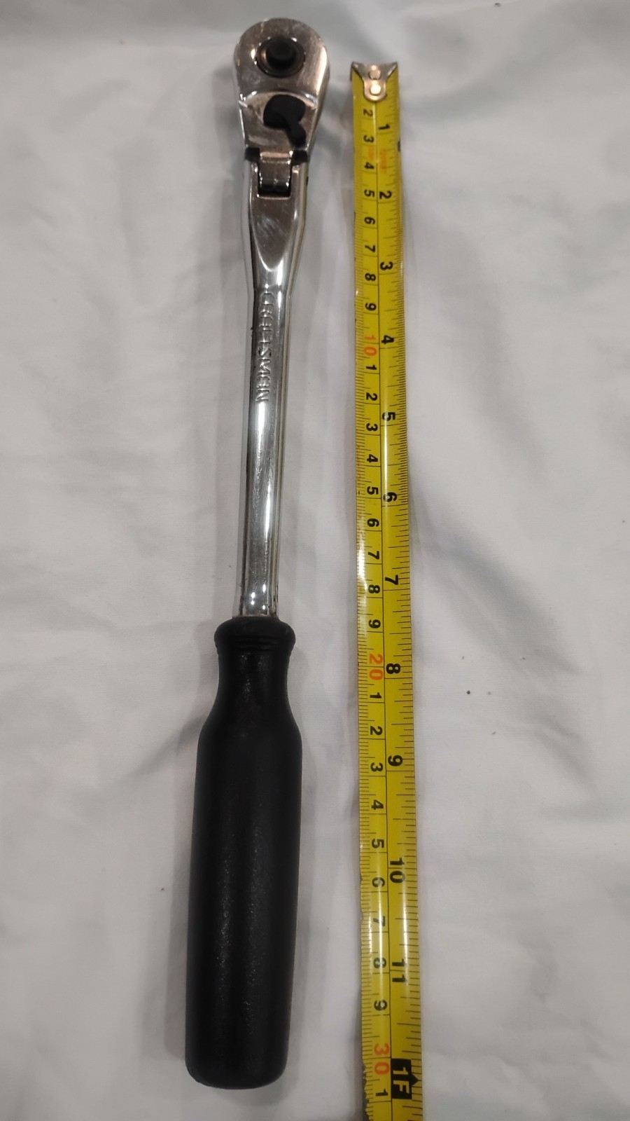Sears Craftsman 12″ Flex Head Ratchet 3/8″ Drive Black 44836