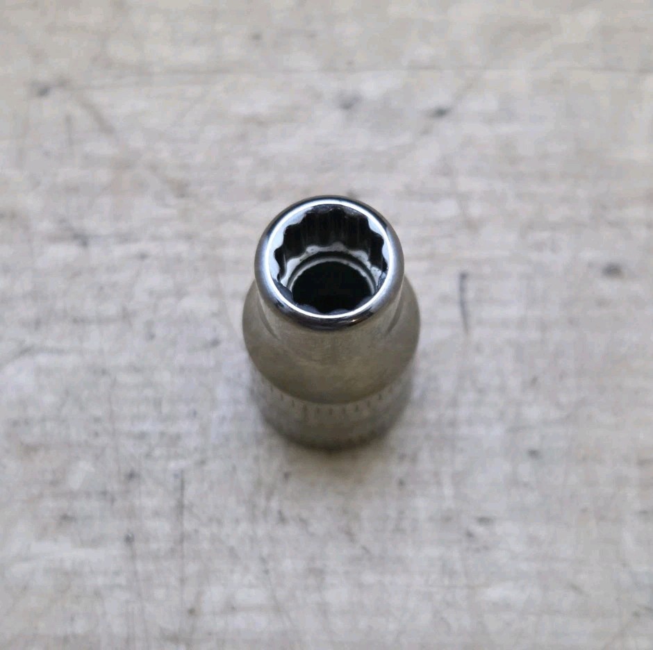 New Snap On TMMD6 – 1/4″ Drive 6mm Shallow 12Pt Chrome Socket Ships Free