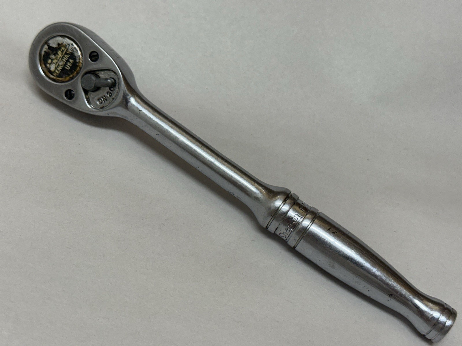 Vintage Snap-On USA 3/8″ Drive Ratchet Standard Length F-71 G