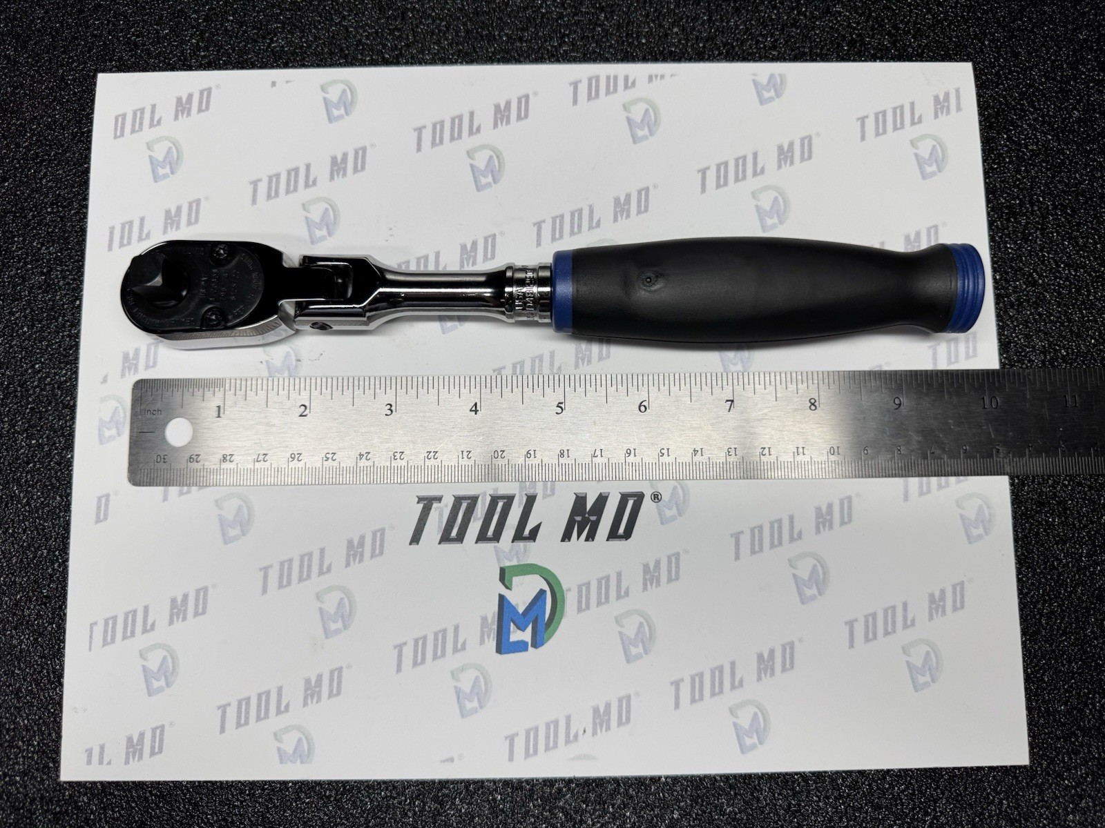 Snap-on Tools USA NEW POWER BLUE 3/8″ Drive Soft Grip Flex Head Ratchet FHF80A