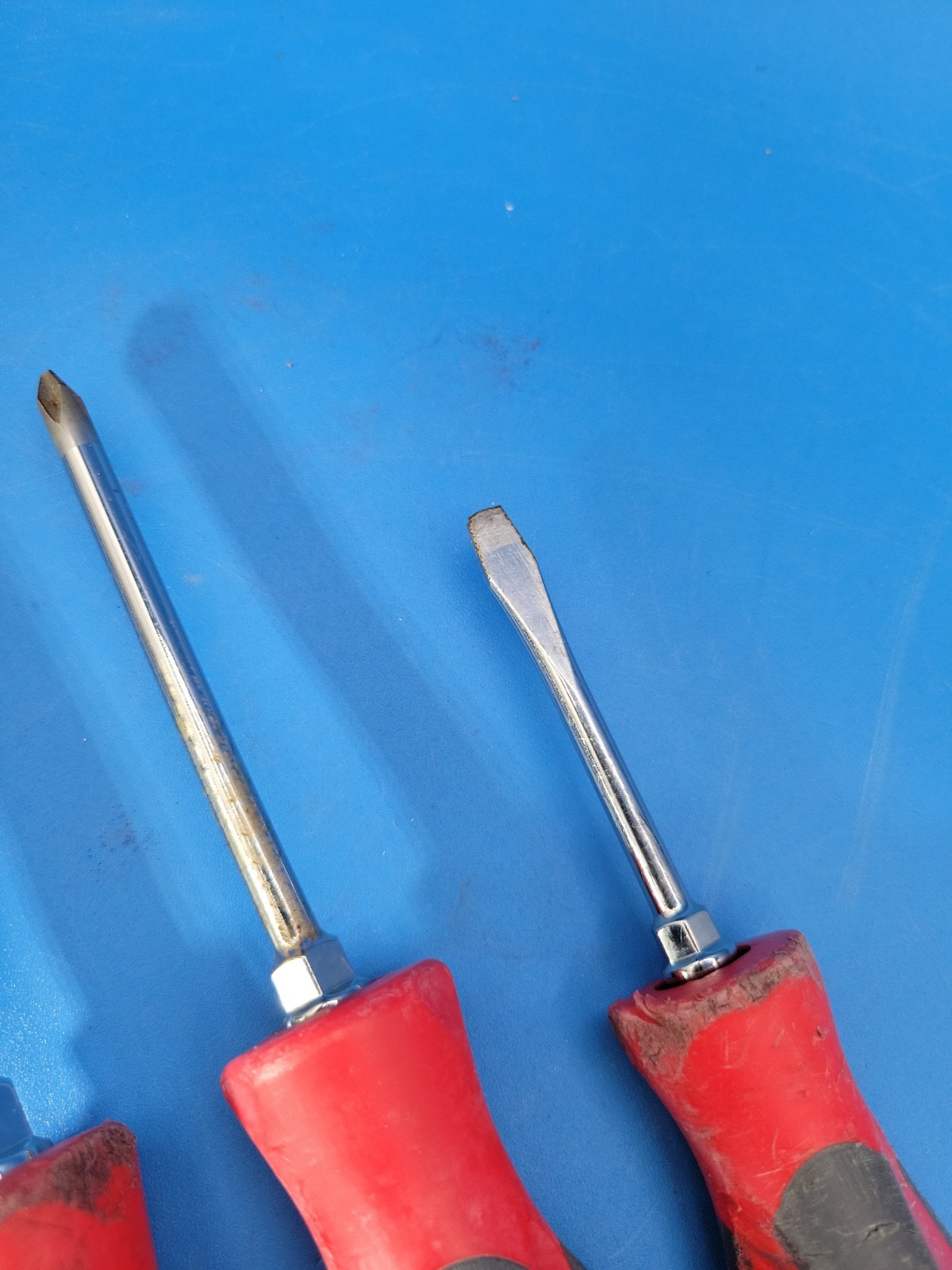 Snap-on Tools Screwdriver Set Phillips & Flat Head SHD Series 3 Pieces USA S-9-8