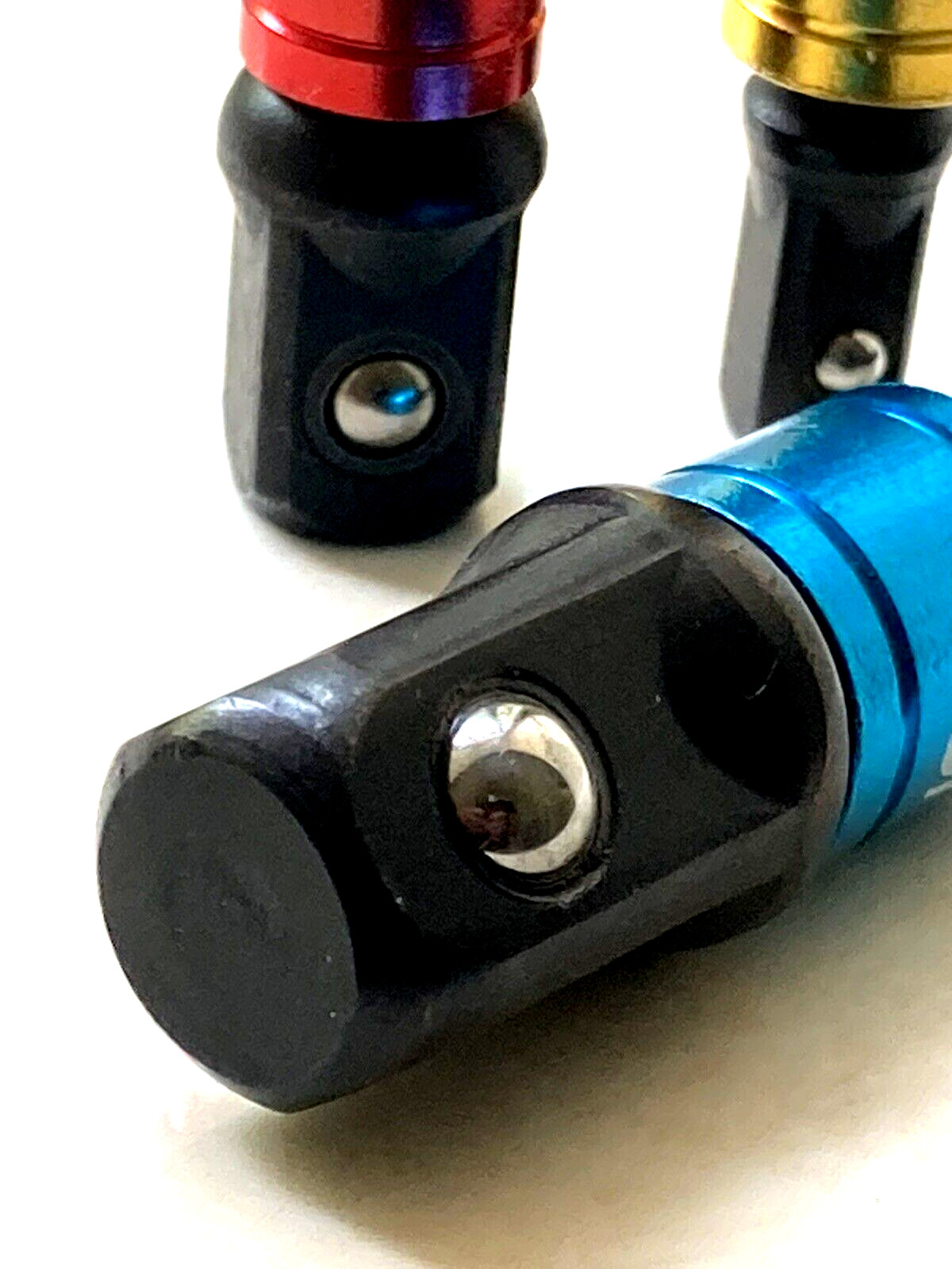 Impact Hex to ¼ ½ ⅜ Inch Coloured Square Drive Driver Socket Adaptor Converters