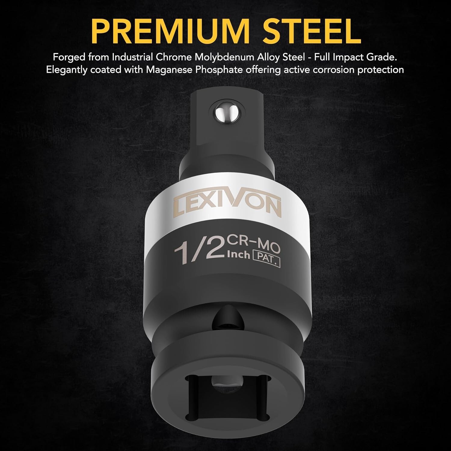 Lexivon Impact Universal Joint 3 PIECE Slim Design Adapter Set FREESHIP LX-113-S