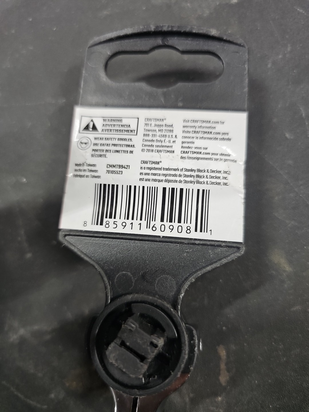 NEW 1/4″ Craftsmans 180° Ratchet. Part # CMMT99421