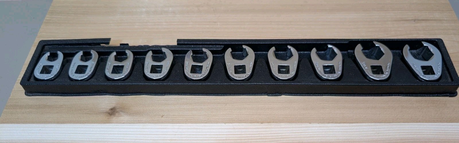 Snap On 10pc 3/8″ Drive Metric Crowfoot Flare Nut Socket Set 9-18mm 210FRHMA