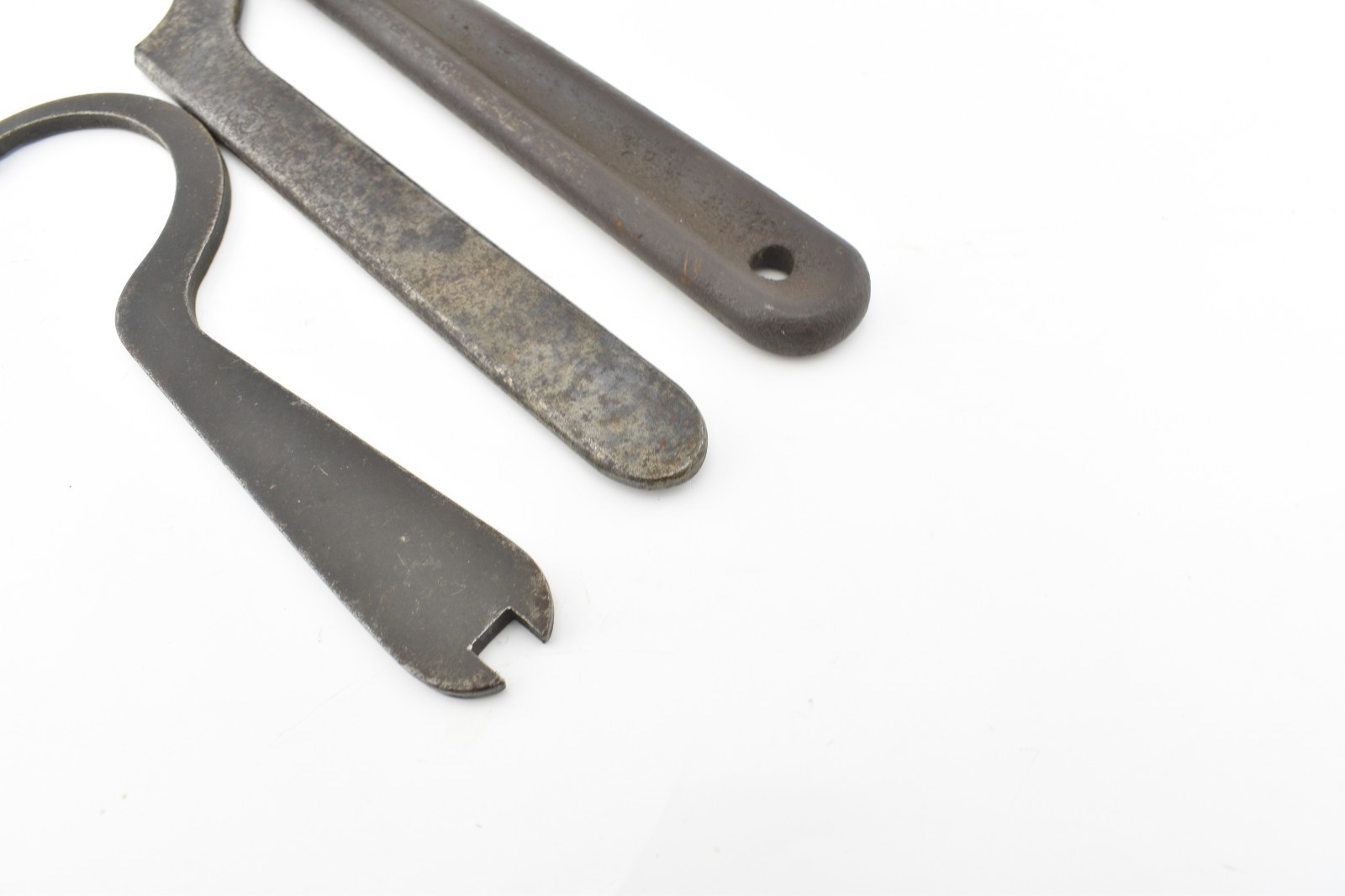 3x VTG C Hook Pin Spanner Wrench Williams USA 212, 36 Old Tool Car Farm Machine