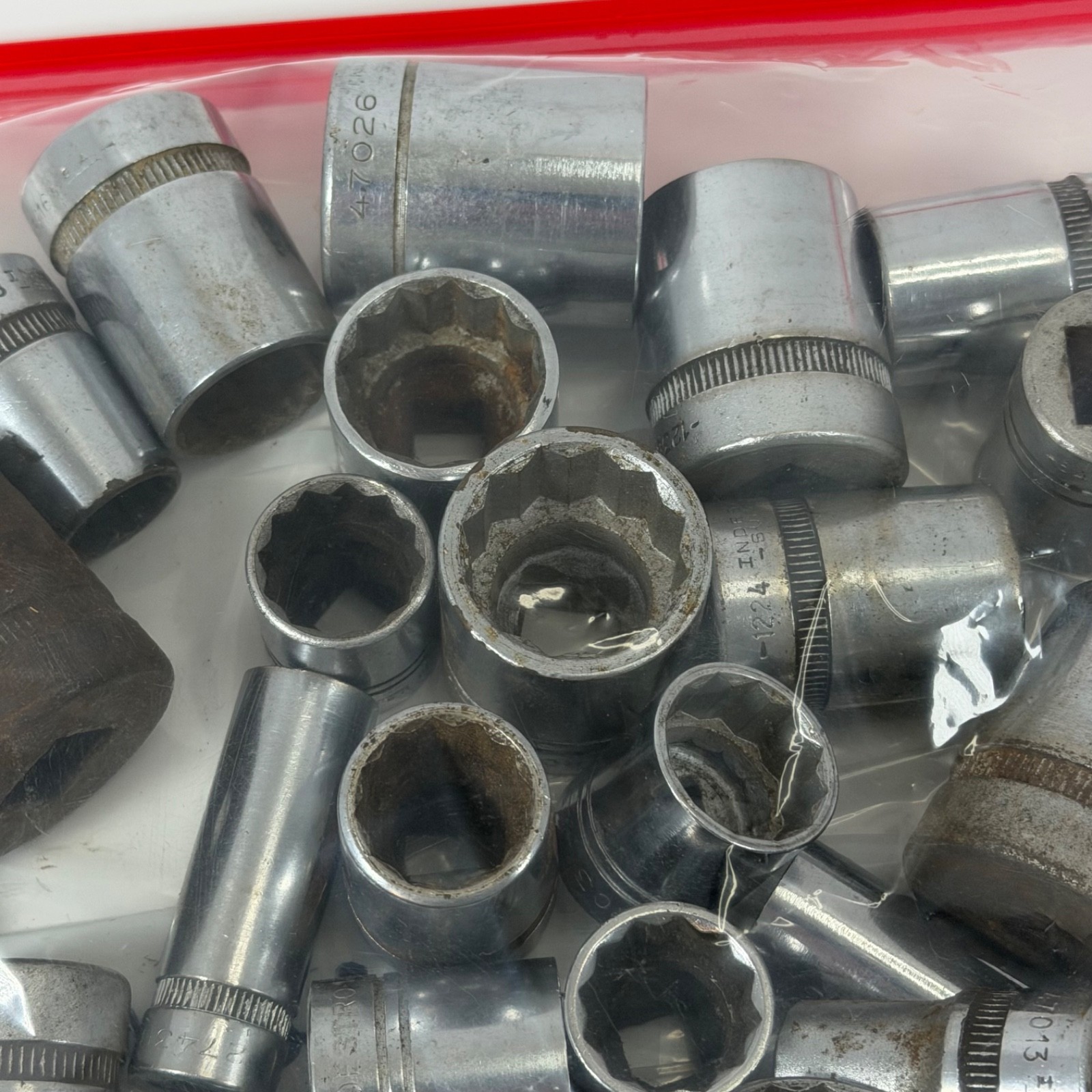 Large Indestro Socket Lot Various Sizes 10 Lbs #1