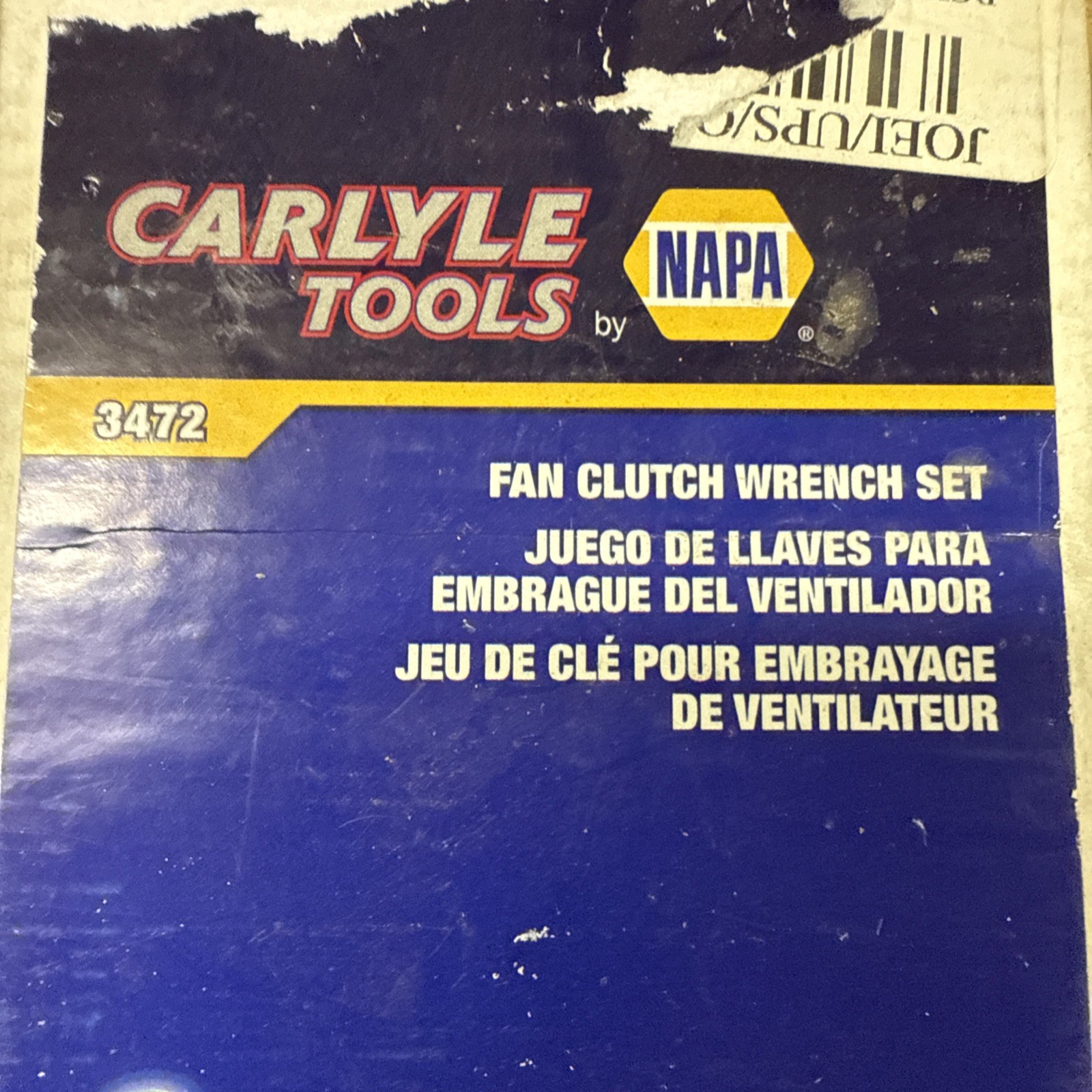 Carlyle Tools Napa Fan Clutch Wrench Set #3472 Lifetime Warranty New
