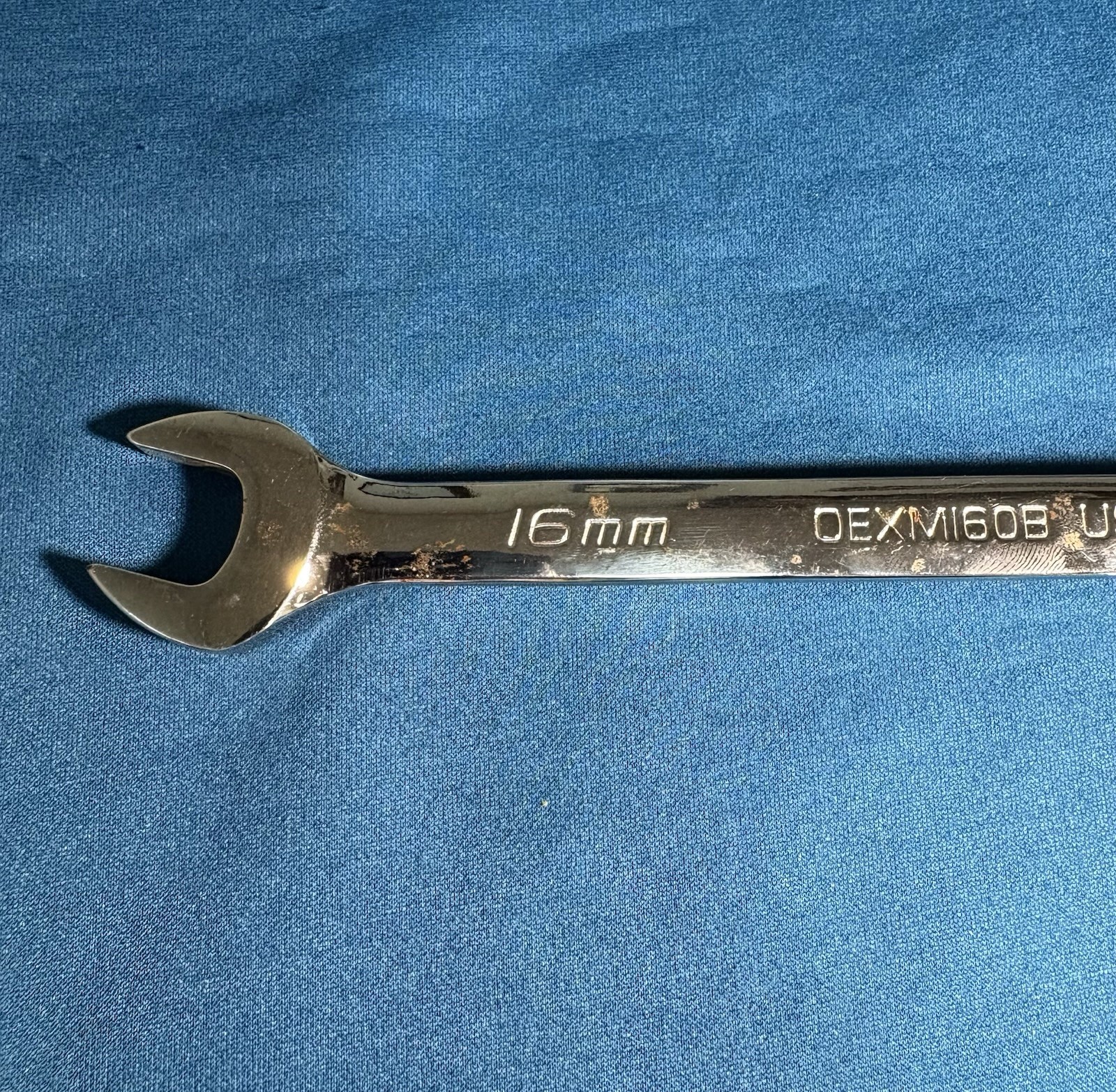 Snap-On Tools OEXM160B 12pt. 16mm Combination Combo Wrench Used!